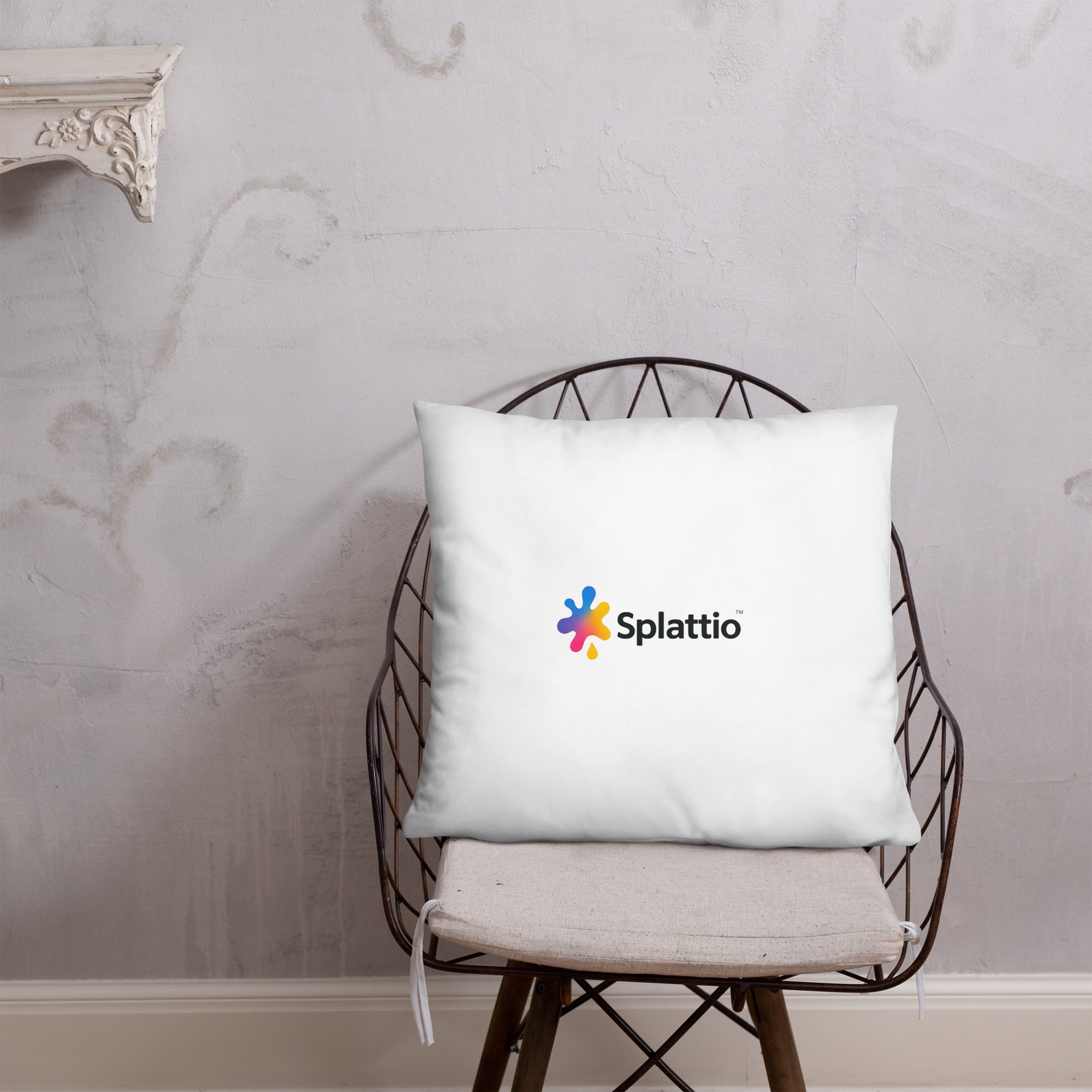 Yorkie Paint Splash Pillow - Image 6