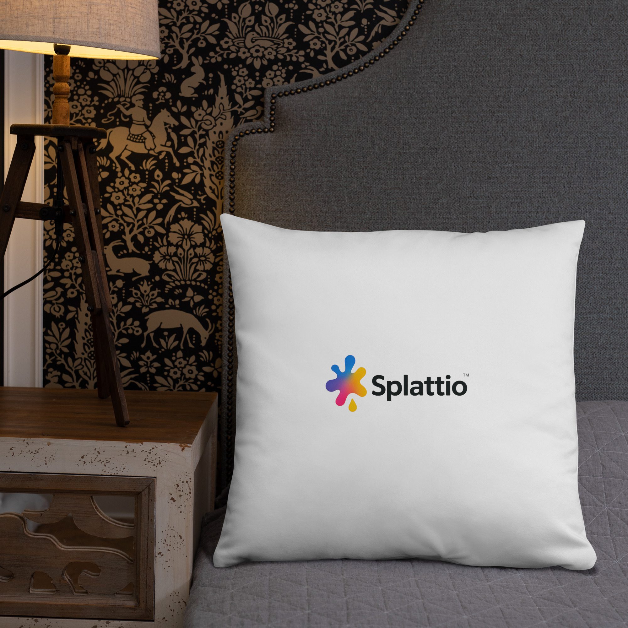 Yorkie Paint Splash Pillow - Image 8