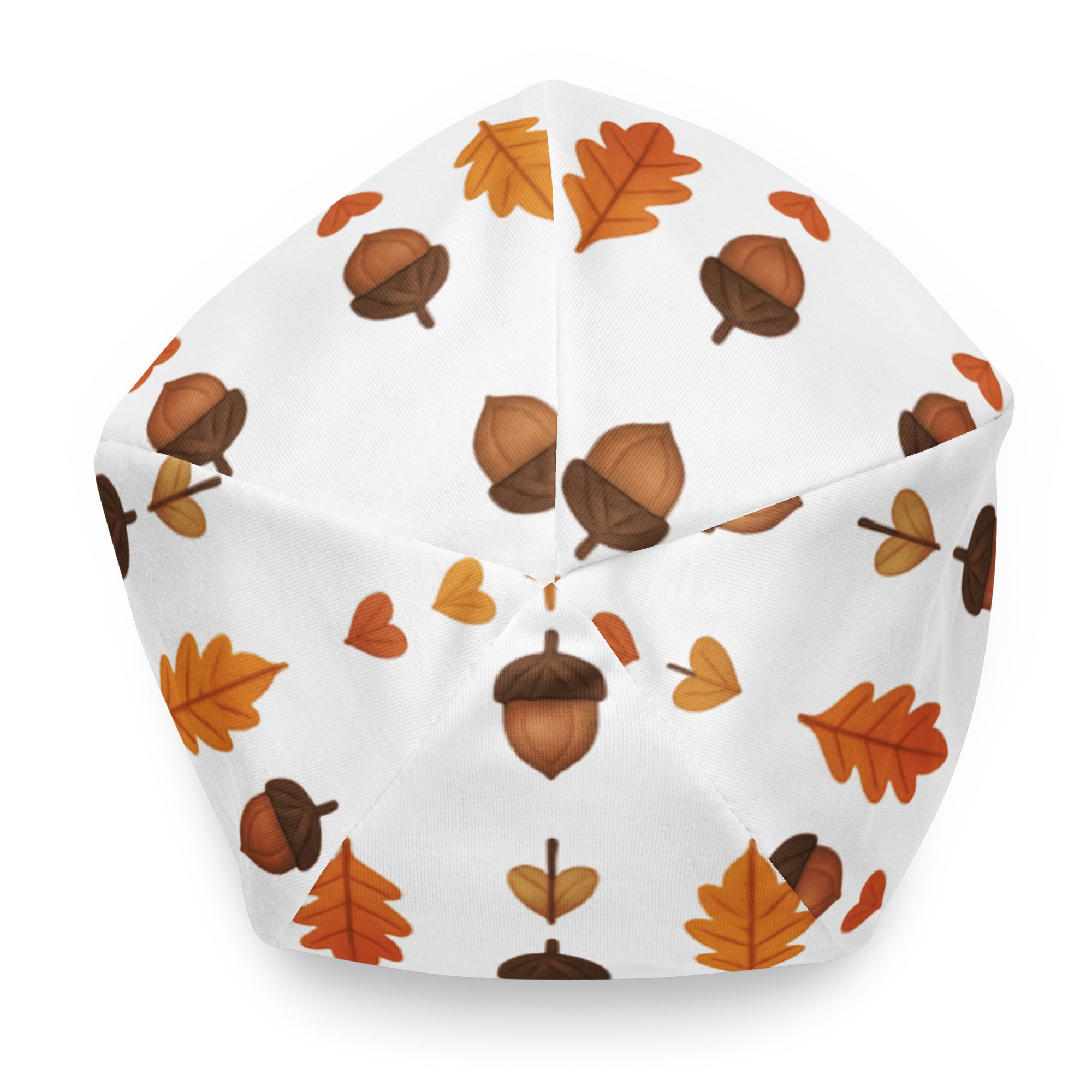 Autumn Acorns & Leaves All-Over Print Beanie | Cozy Fall Accessory - Image 7
