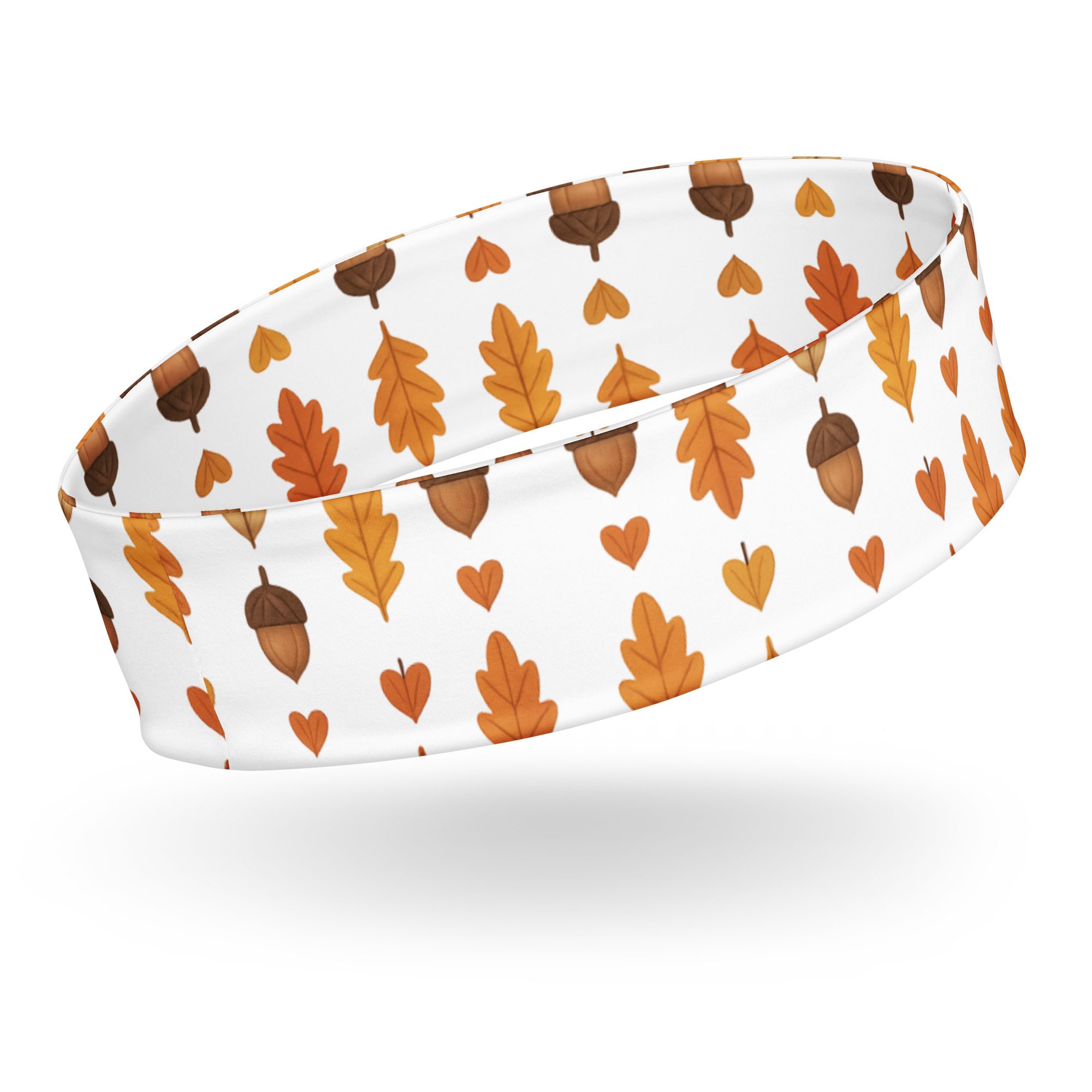 Autumn Acorns & Leaves Headband | Cozy Fall Stretch Unisex Hairband - Image 9