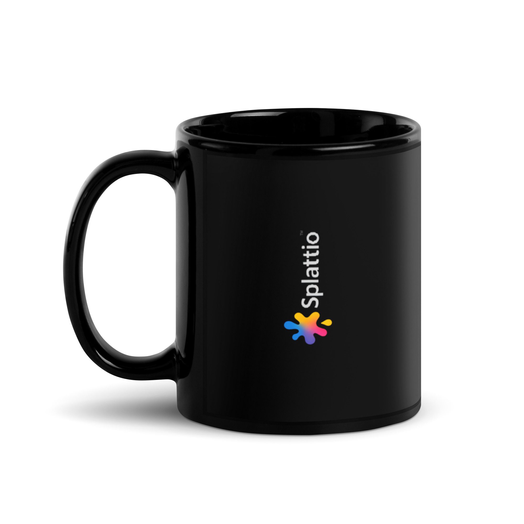 Surprise, Surprise! Black Glossy Mug - Image 2