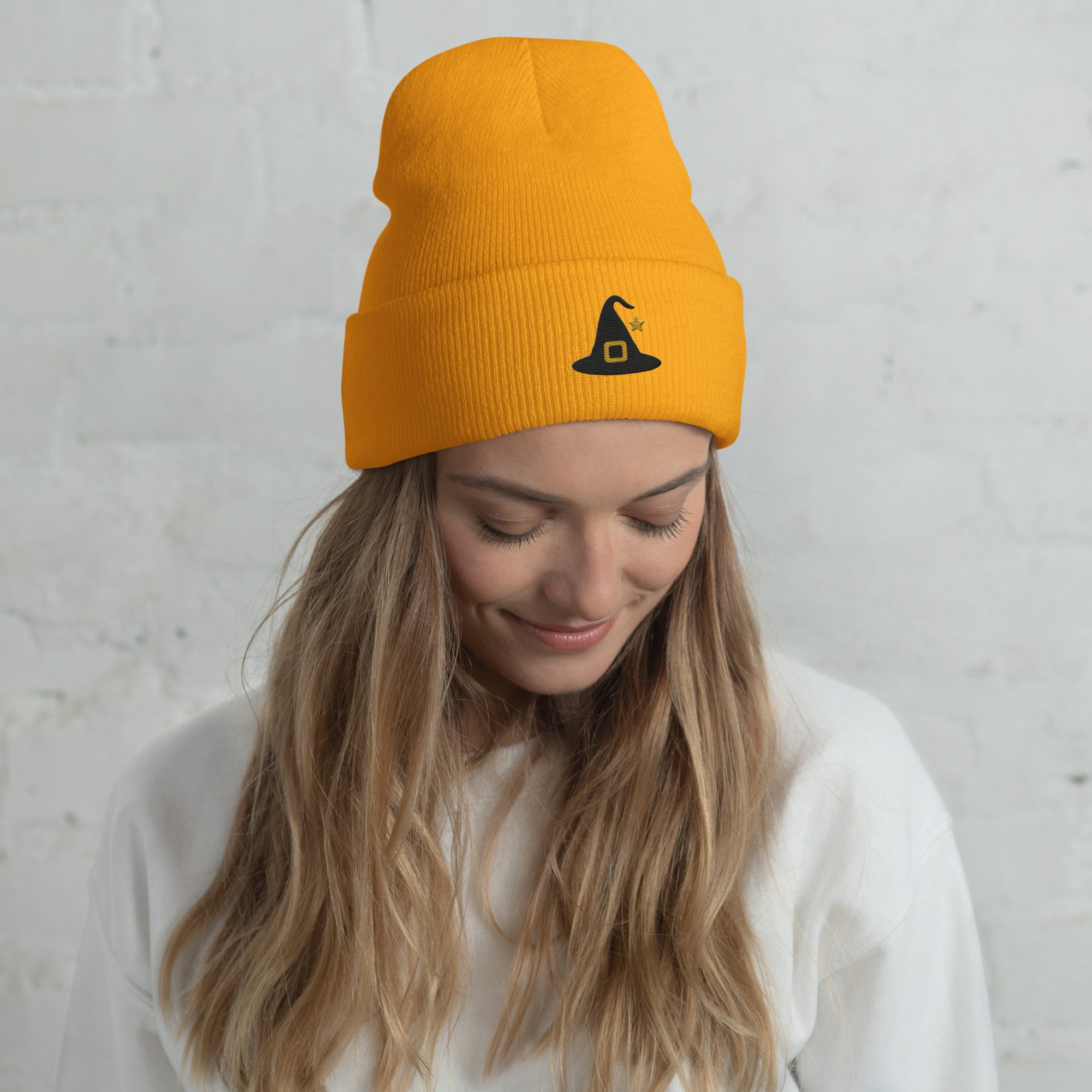 Witchy Magic Beanie – Embroidered Hat with Star Charm - Image 11