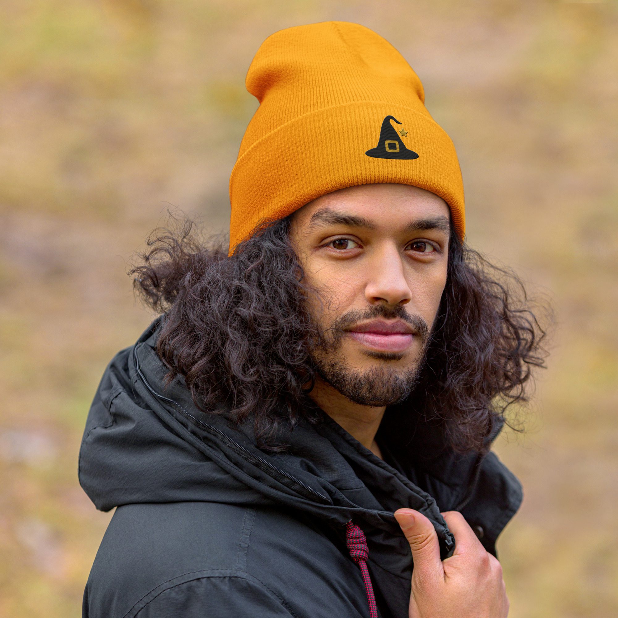 Witchy Magic Beanie – Embroidered Hat with Star Charm - Image 12