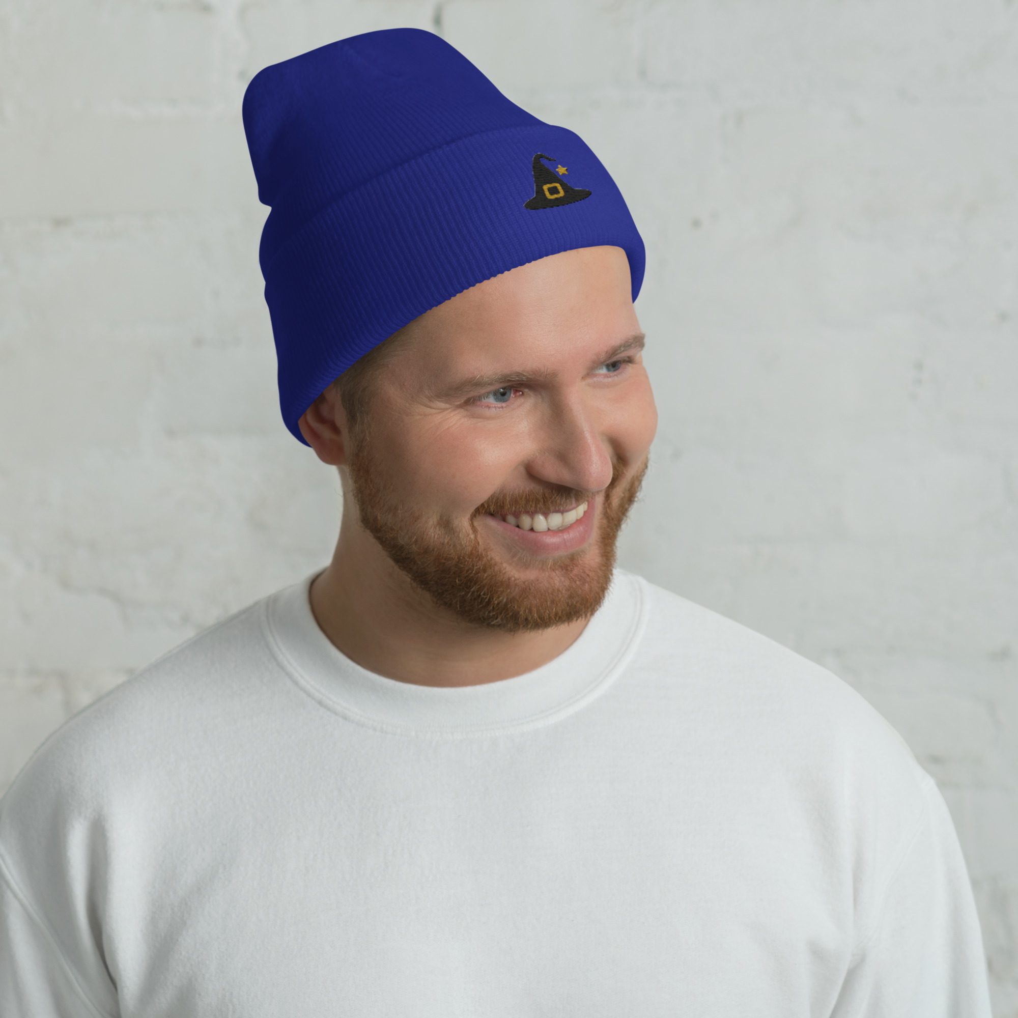 Witchy Magic Beanie – Embroidered Hat with Star Charm - Image 4