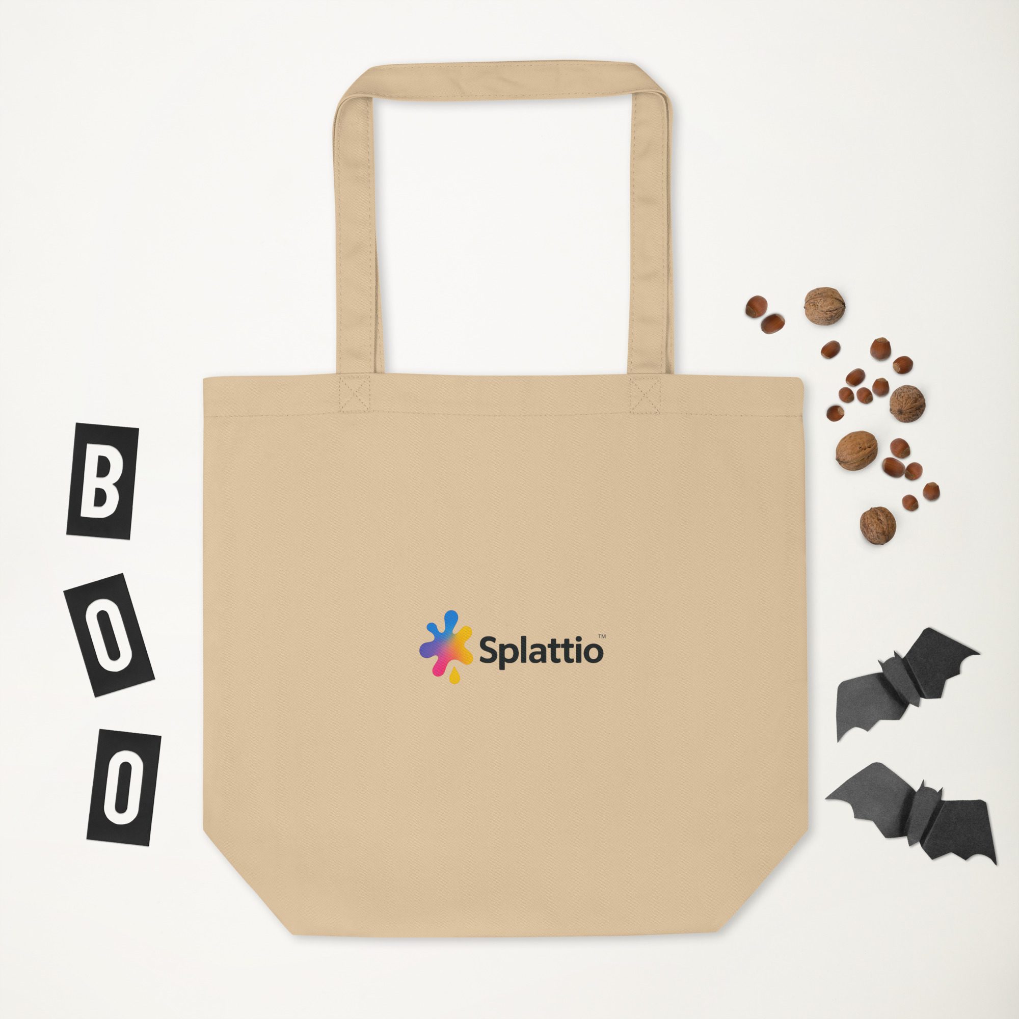 Splatty Autumn Leaves Eco Tote Bag - Image 4