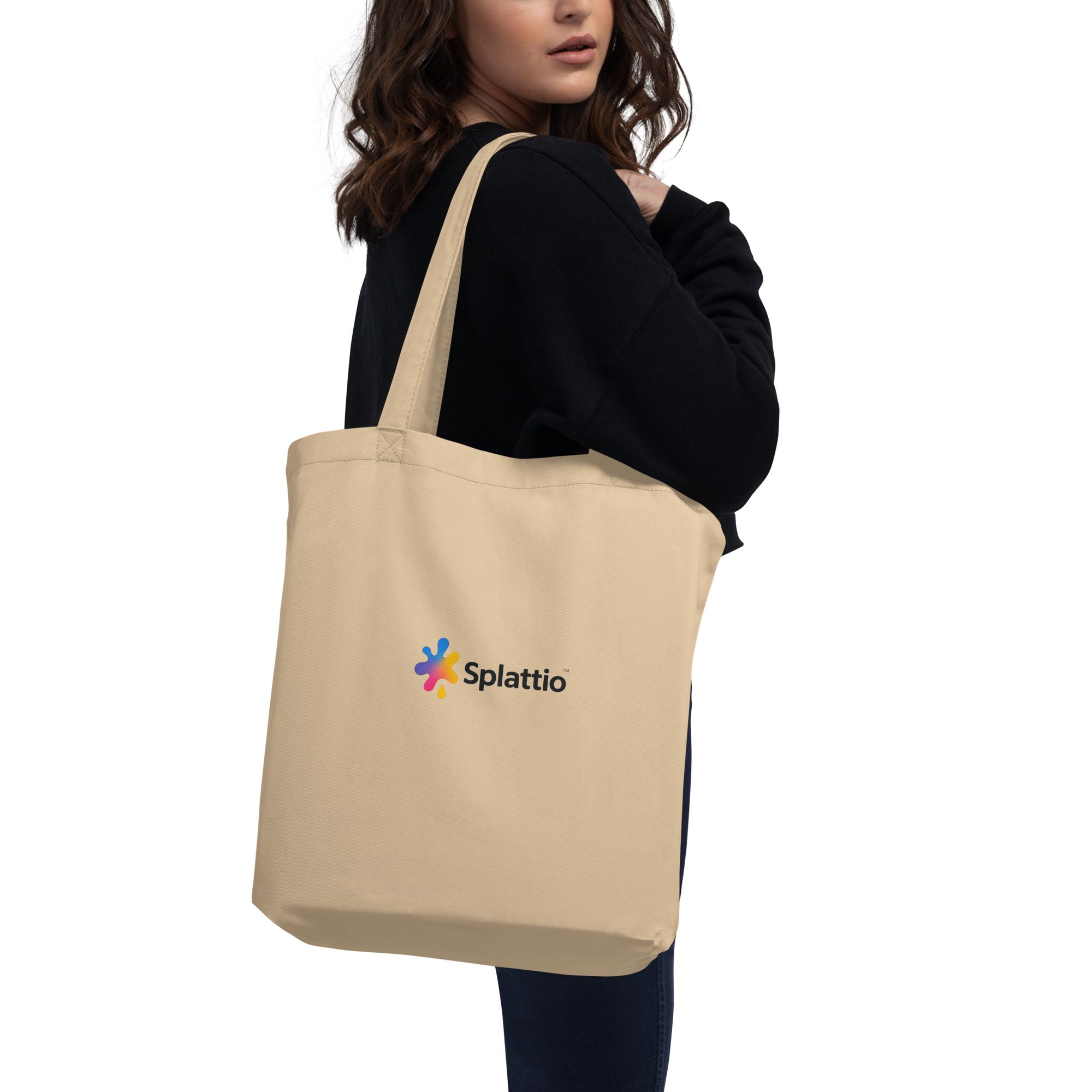 Splatty Autumn Leaves Eco Tote Bag - Image 8