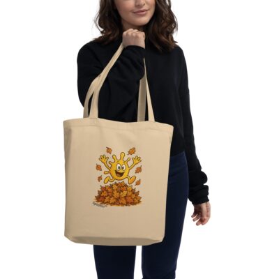 Splatty Autumn Leaves Eco Tote Bag