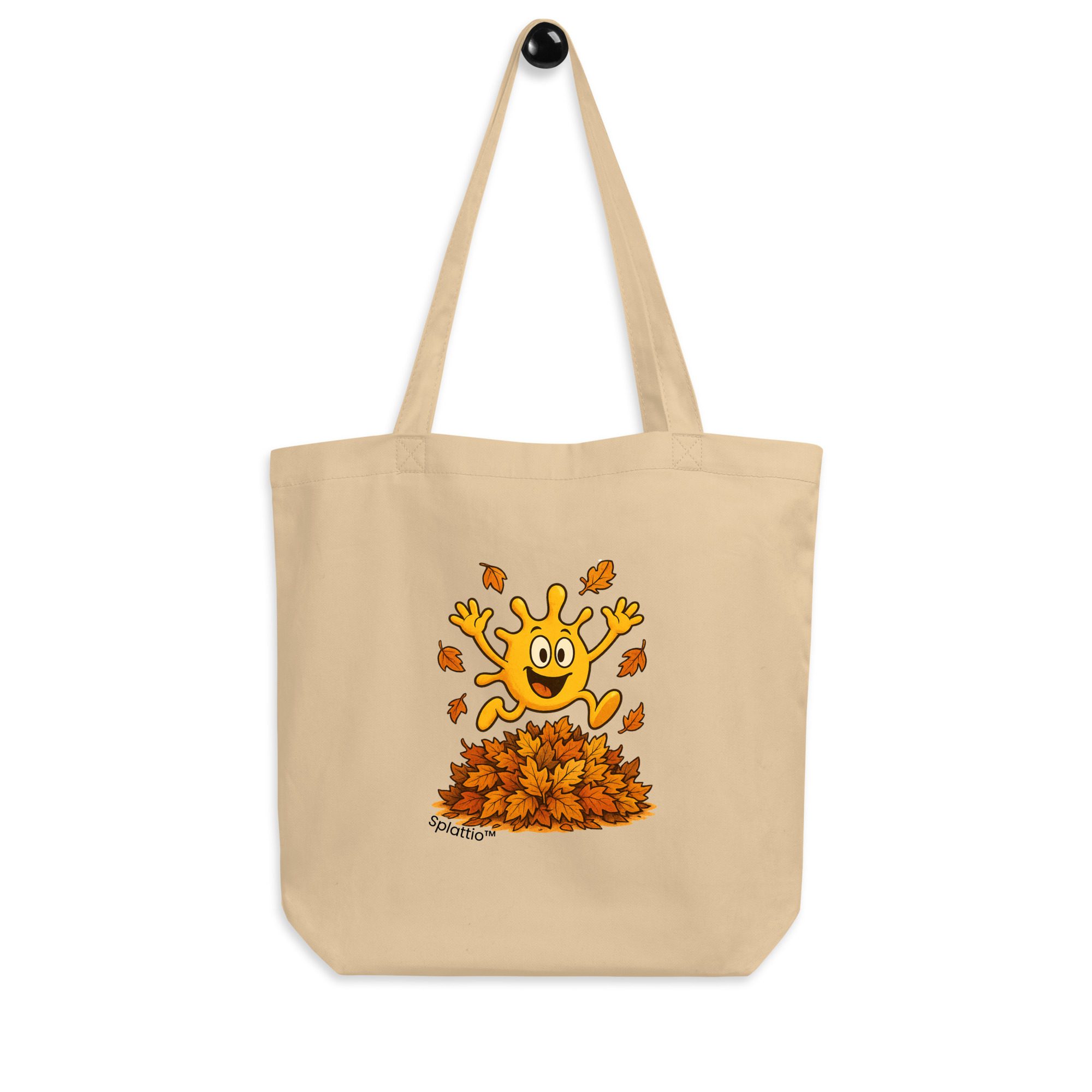Splatty Autumn Leaves Eco Tote Bag - Image 2