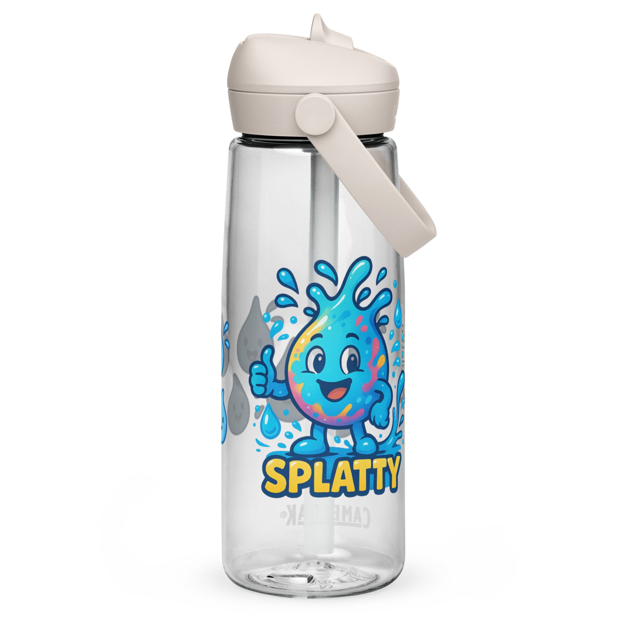 Splatty™ Flip Straw 25oz Water Bottle – Fun Hydration with Character! - Image 18