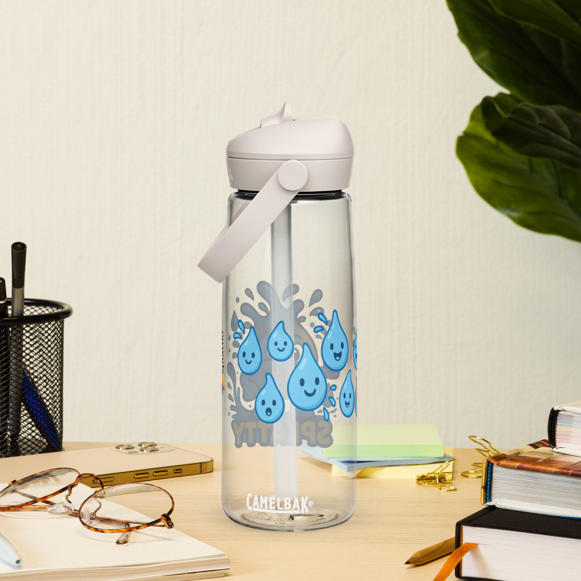 Splatty™ Flip Straw 25oz Water Bottle – Fun Hydration with Character! - Image 15