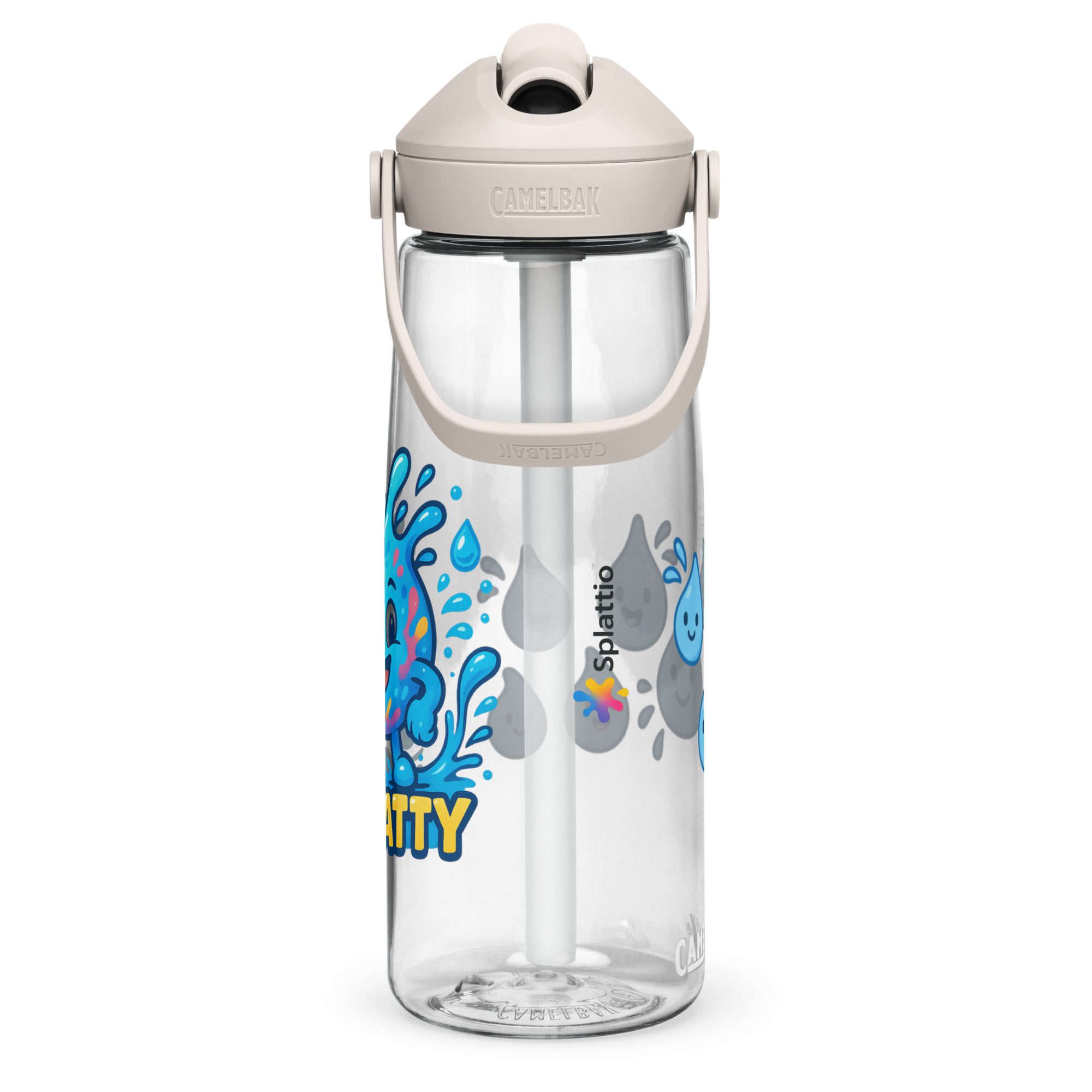 Splatty™ Flip Straw 25oz Water Bottle – Fun Hydration with Character! - Image 17