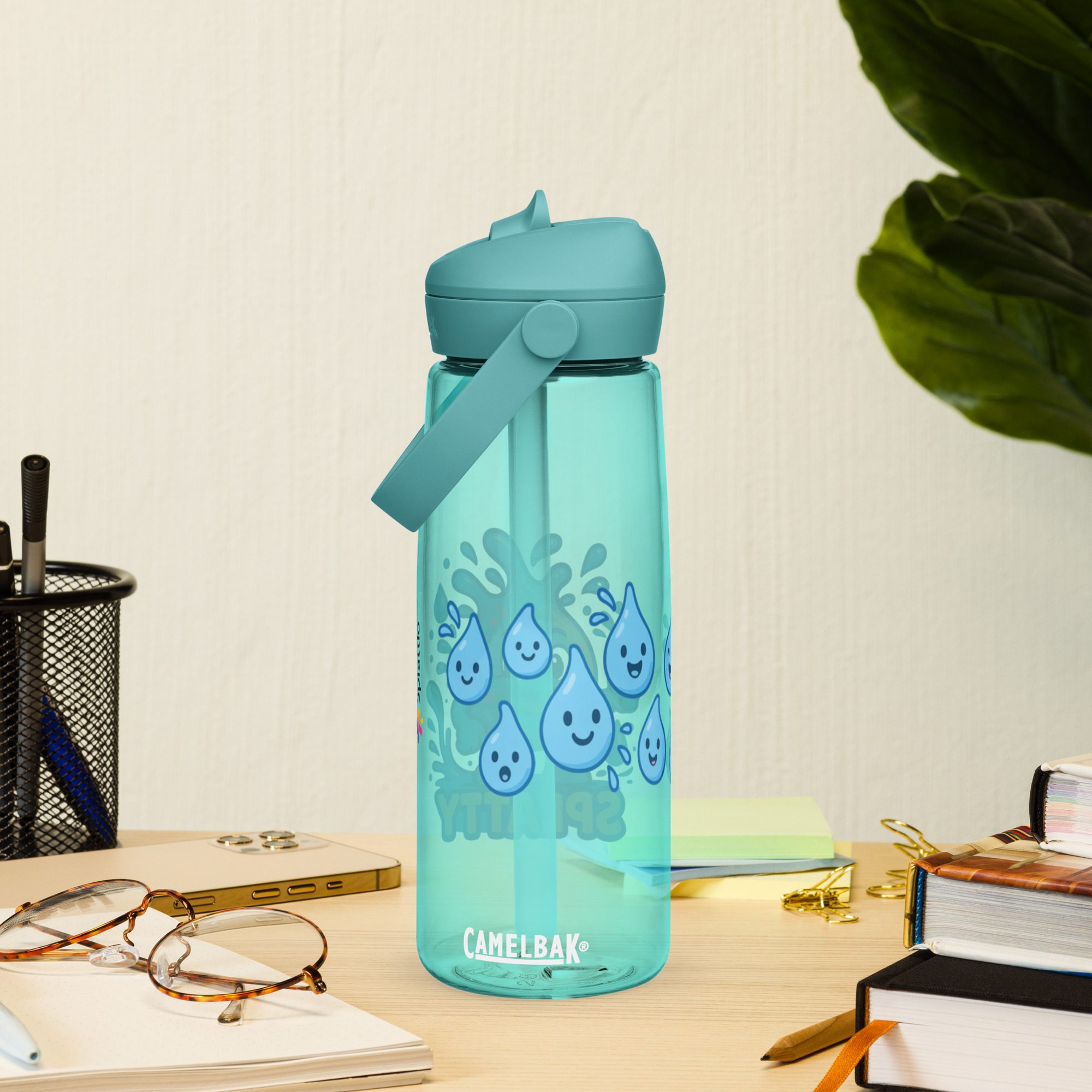 Splatty™ Flip Straw 25oz Water Bottle – Fun Hydration with Character! - Image 12