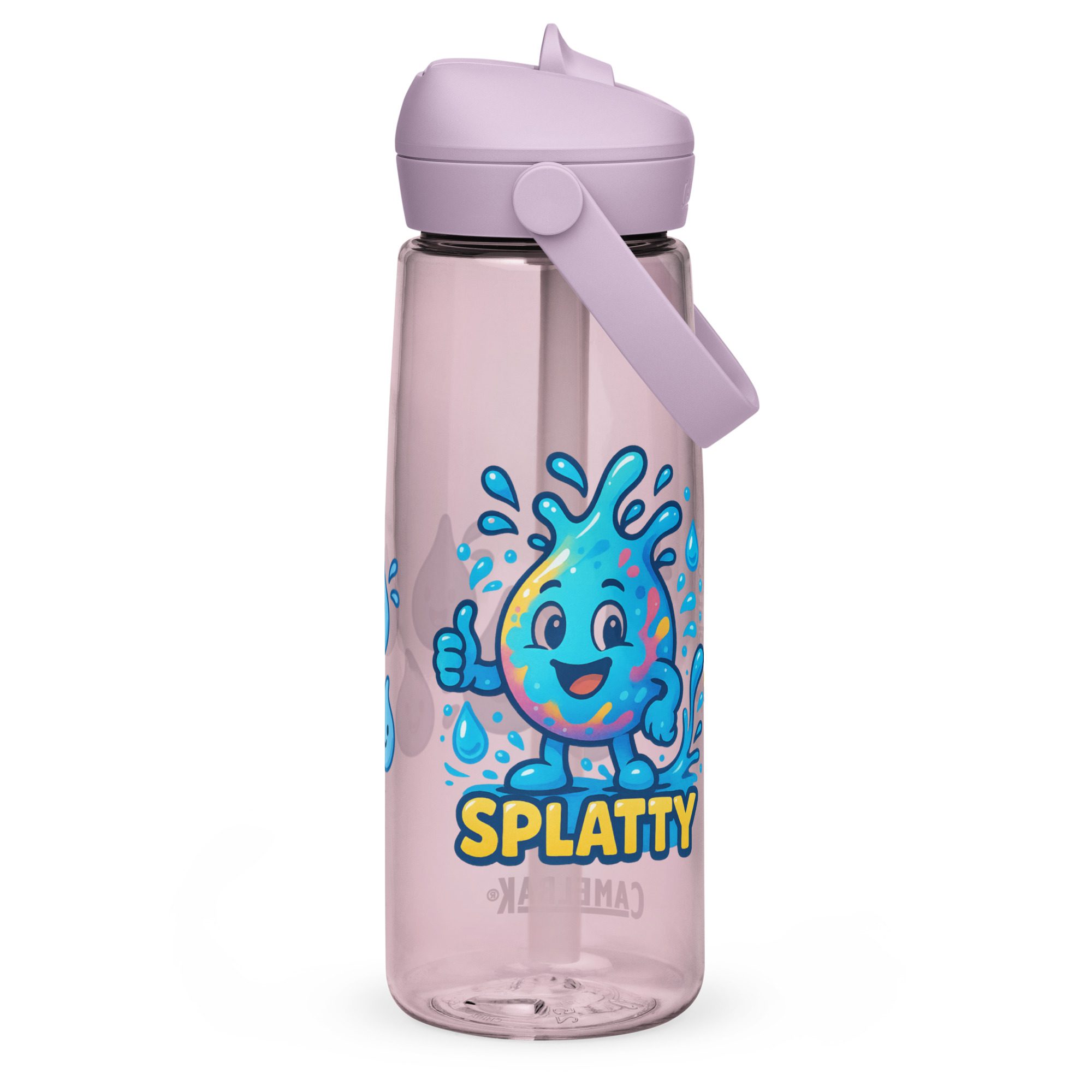 Splatty™ Flip Straw 25oz Water Bottle – Fun Hydration with Character! - Image 9