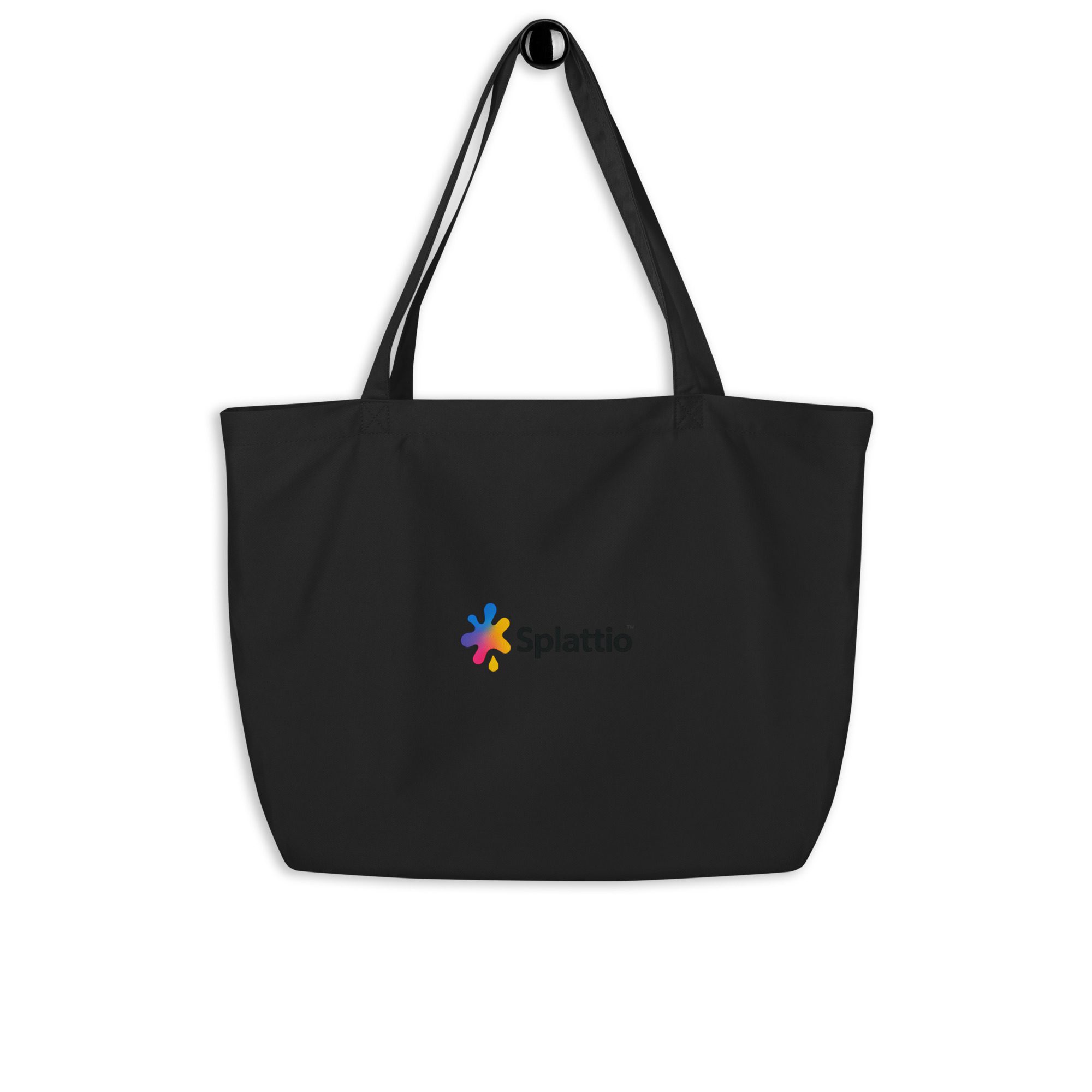 Splatty Autumn Splash Large Organic Tote Bag - Image 5