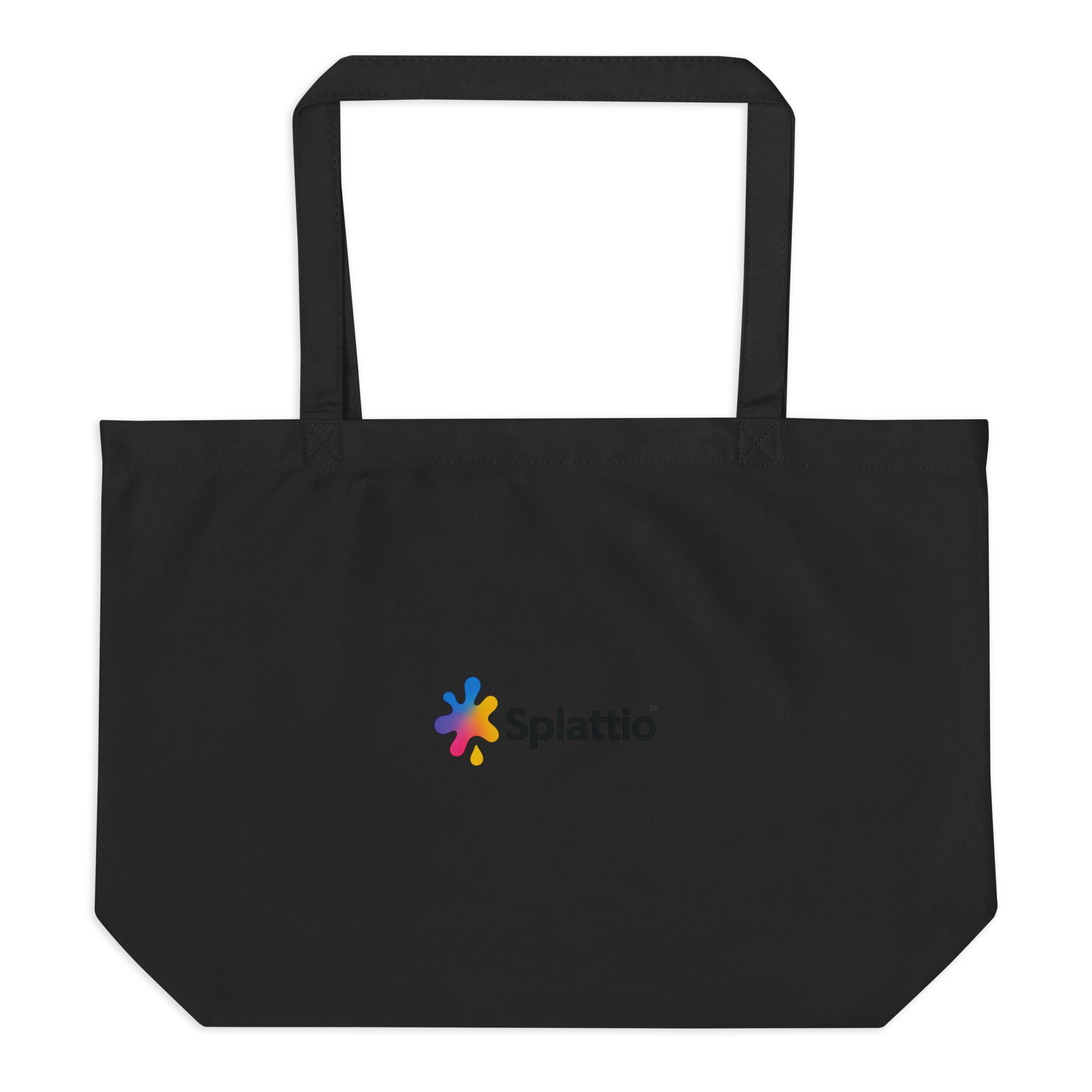 Splatty Autumn Splash Large Organic Tote Bag - Image 6