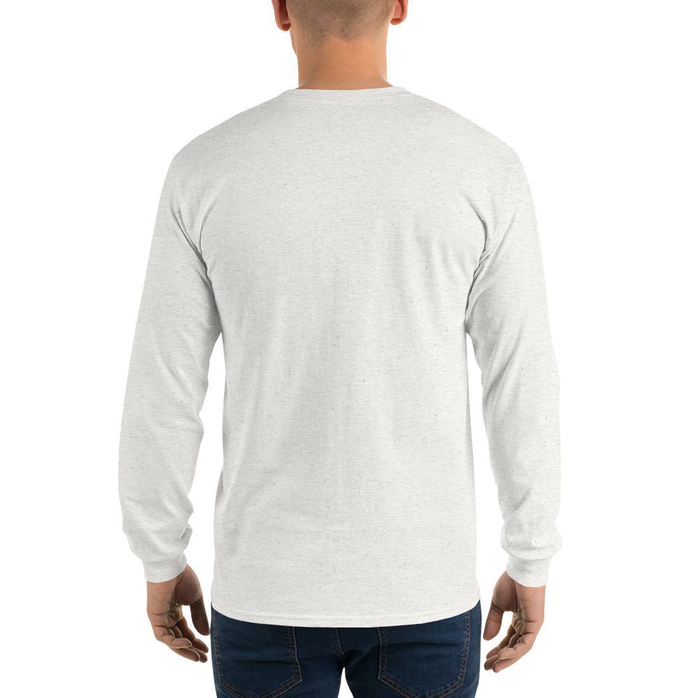 Happy Ghost Splash Men’s Long Sleeve Shirt - Image 41