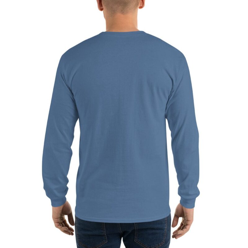 Happy Ghost Splash Men’s Long Sleeve Shirt - Image 31