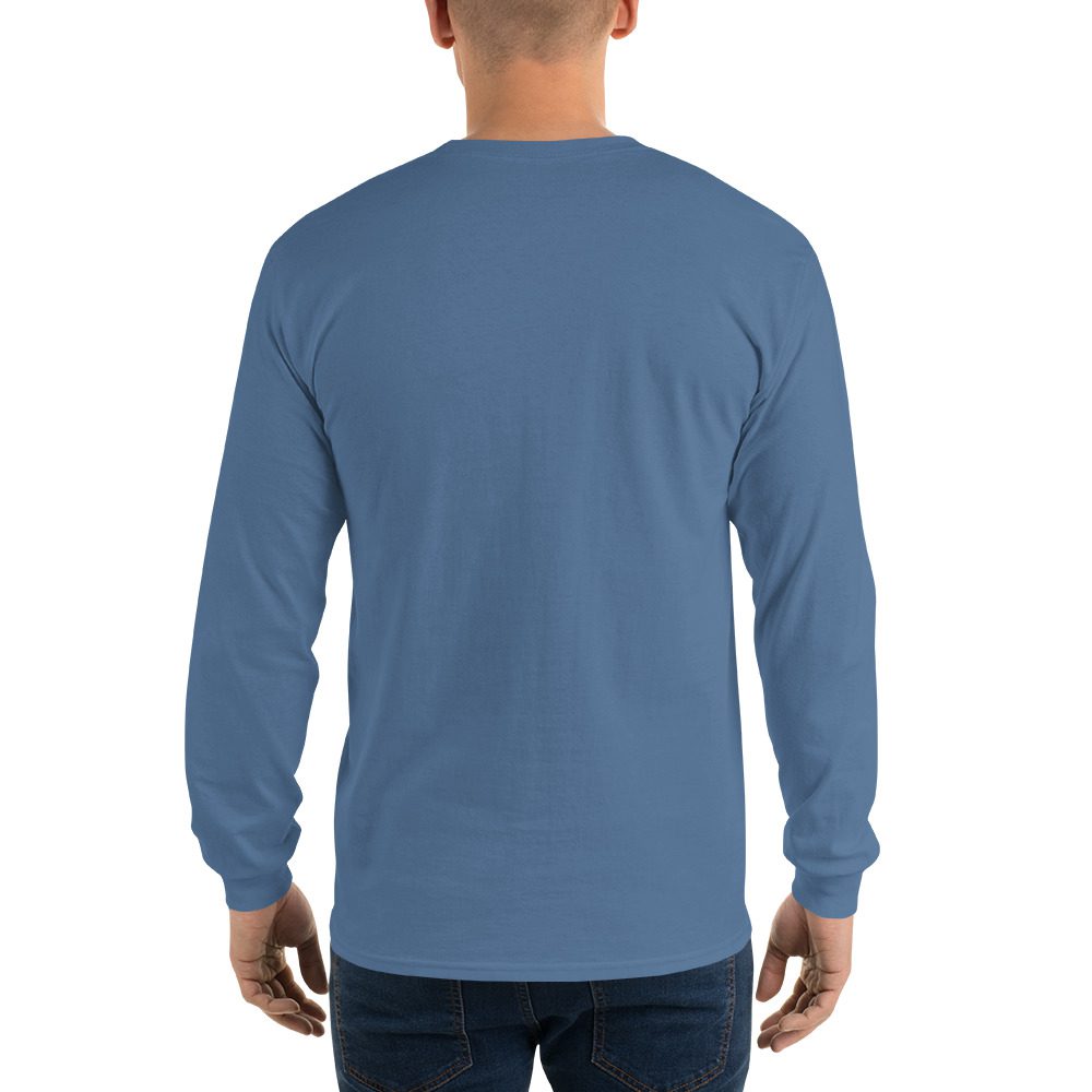 Happy Ghost Splash Men’s Long Sleeve Shirt - Image 31