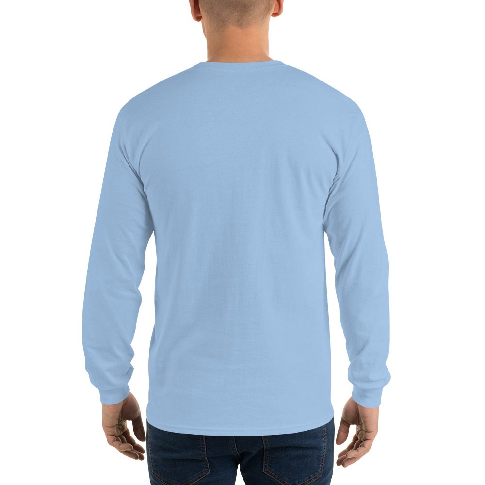 Happy Ghost Splash Men’s Long Sleeve Shirt - Image 35