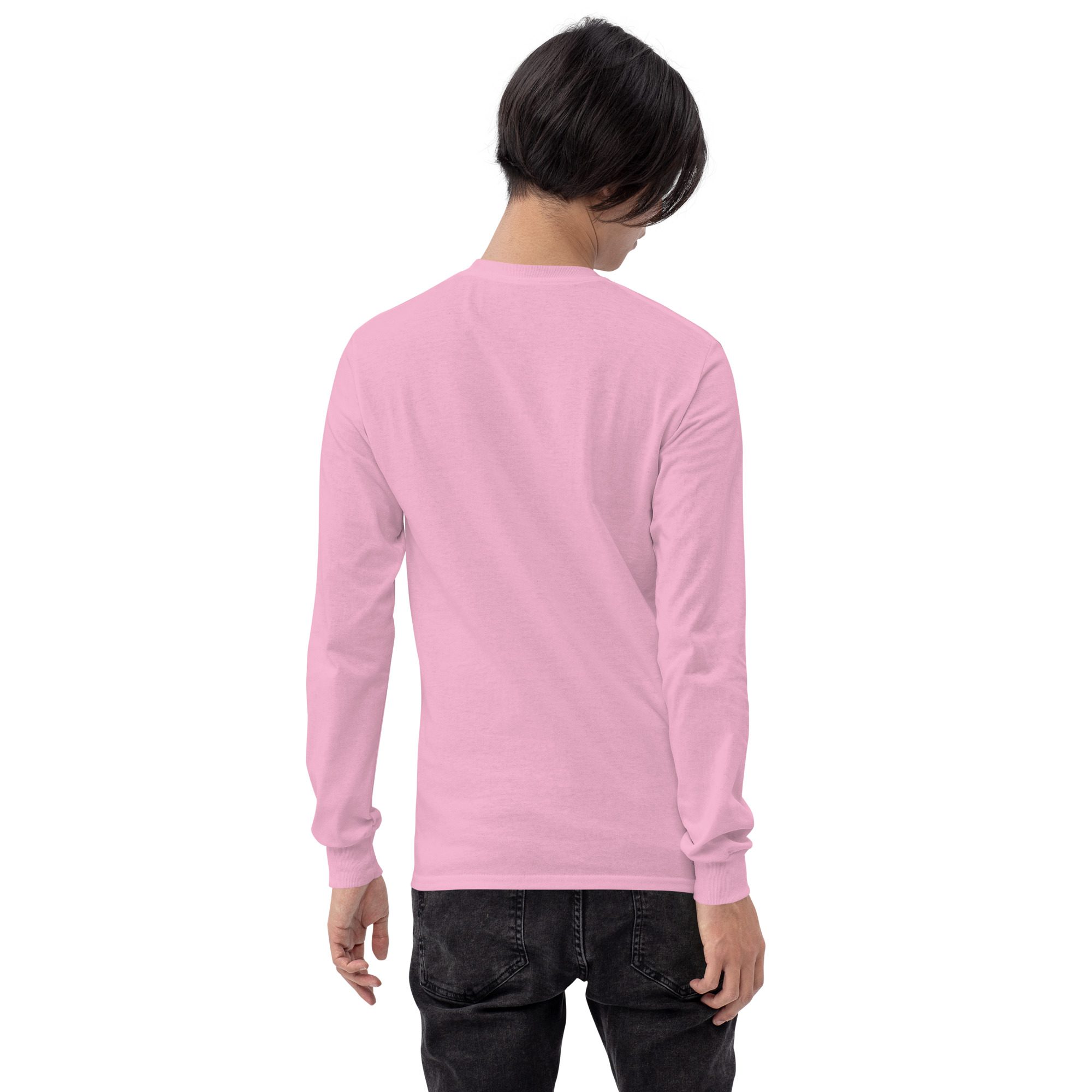 Happy Ghost Splash Men’s Long Sleeve Shirt - Image 19