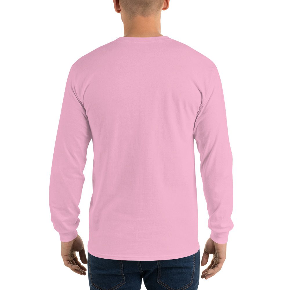 Happy Ghost Splash Men’s Long Sleeve Shirt - Image 39