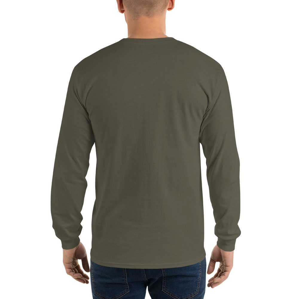Happy Ghost Splash Men’s Long Sleeve Shirt - Image 29