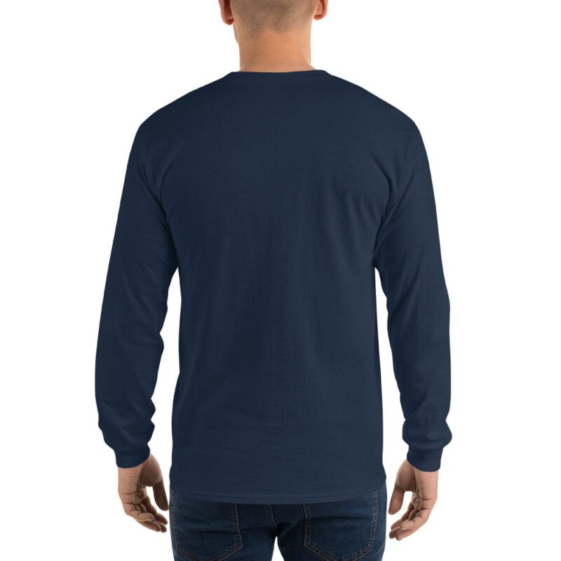 Splatty Autumn Leaf Jump Men’s Long Sleeve Shirt - Image 10