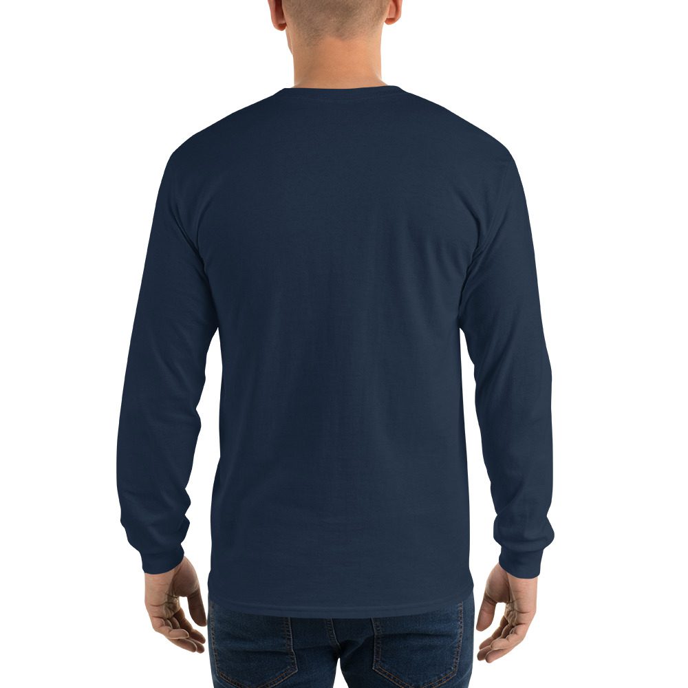 Splatty Autumn Leaf Jump Men’s Long Sleeve Shirt - Image 10