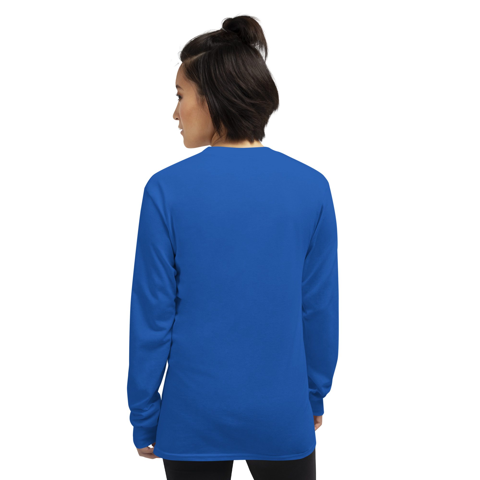 Happy Ghost Splash Men’s Long Sleeve Shirt - Image 5