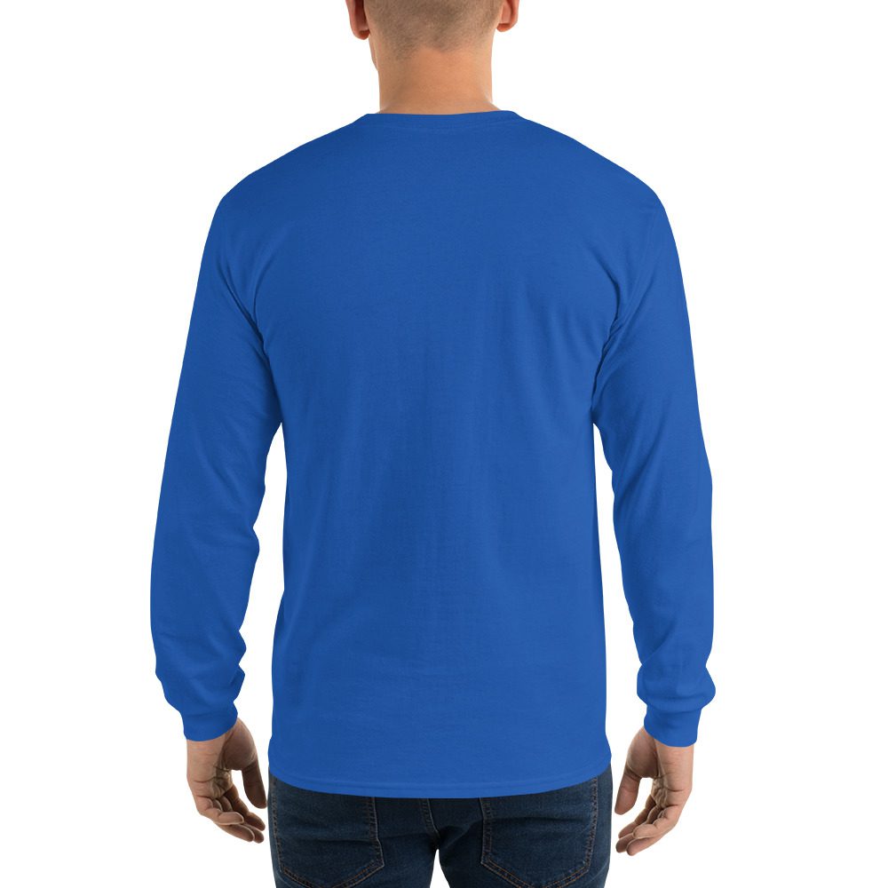Happy Ghost Splash Men’s Long Sleeve Shirt - Image 27