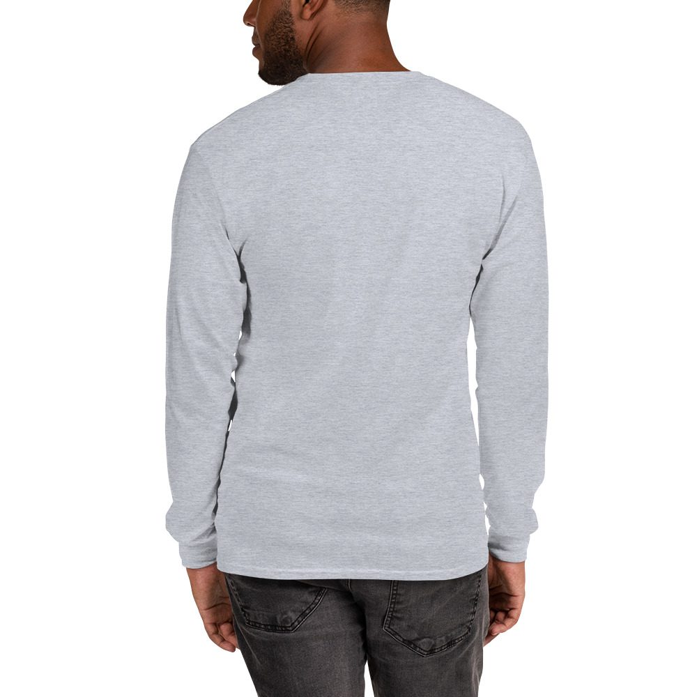 Happy Ghost Splash Men’s Long Sleeve Shirt - Image 11