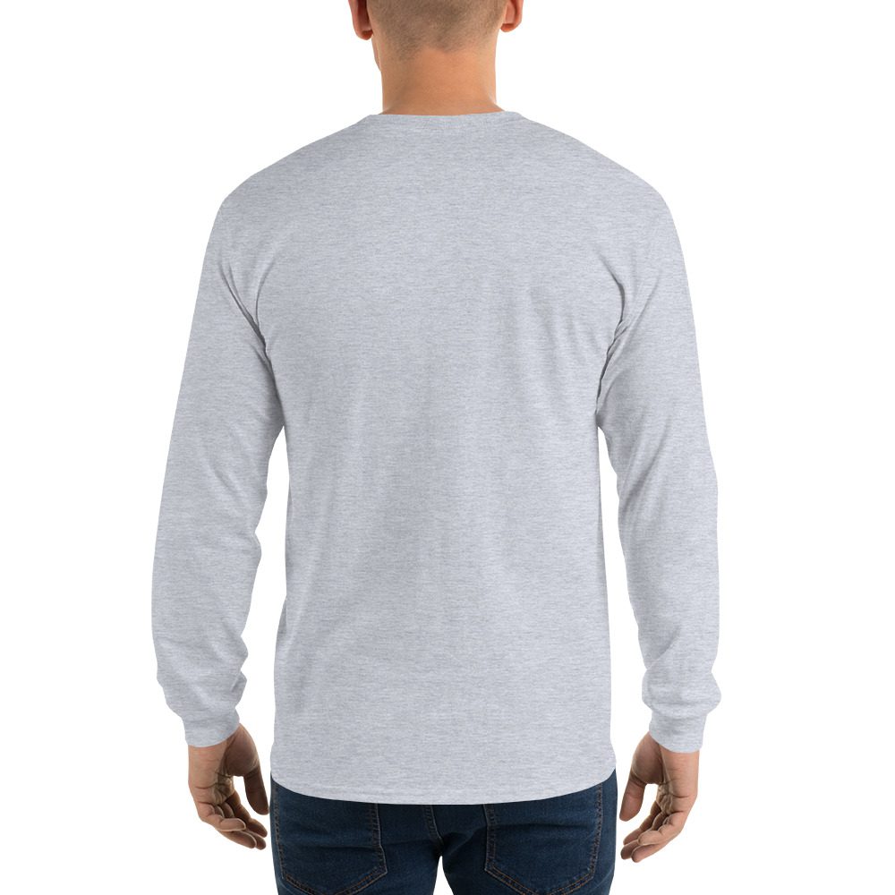 Happy Ghost Splash Men’s Long Sleeve Shirt - Image 33