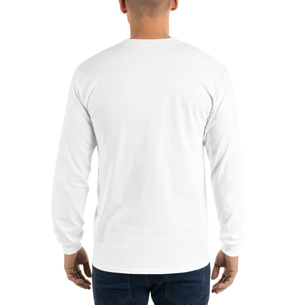 Happy Ghost Splash Men’s Long Sleeve Shirt - Image 43