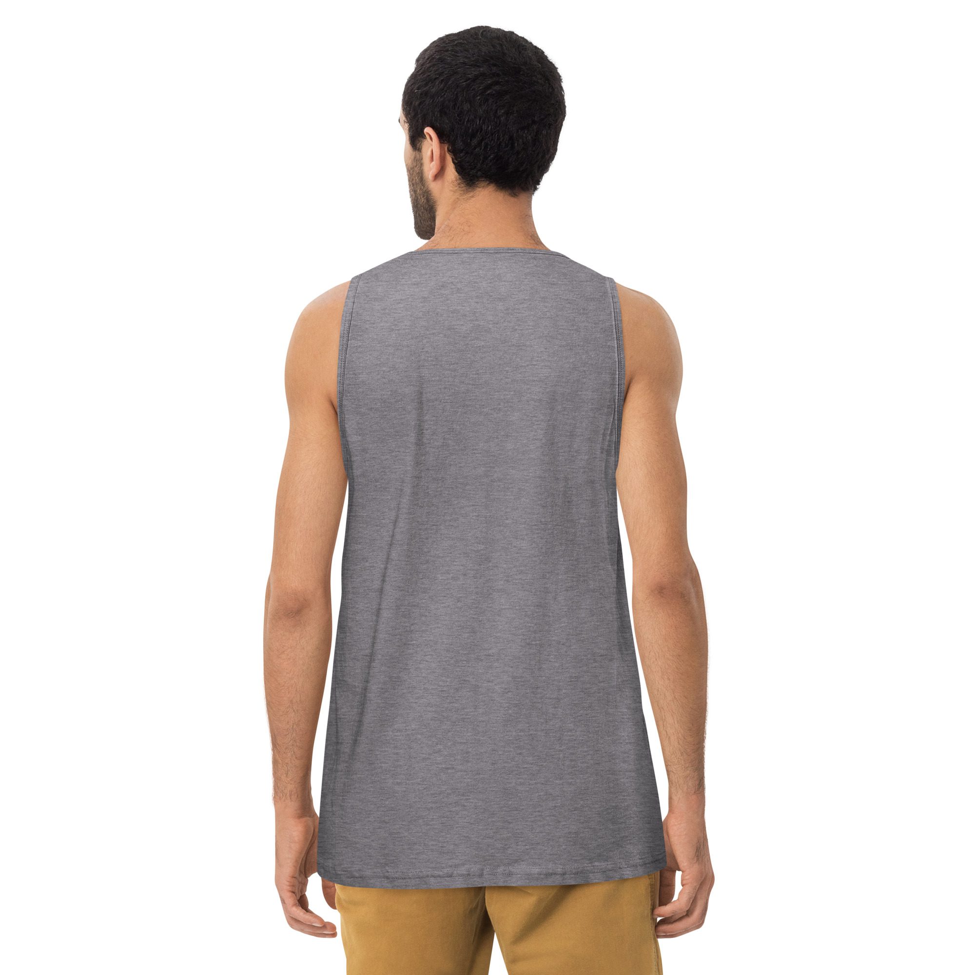 Sloth Mode: Men’s Premium Fitness Tank Top - Image 15
