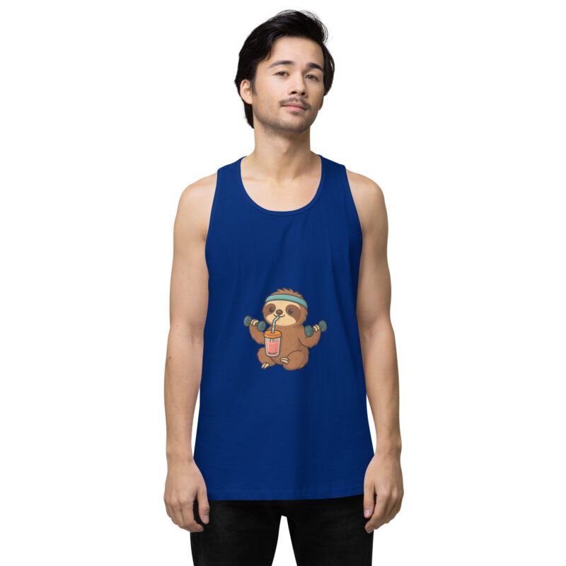 Sloth Mode: Men’s Premium Fitness Tank Top
