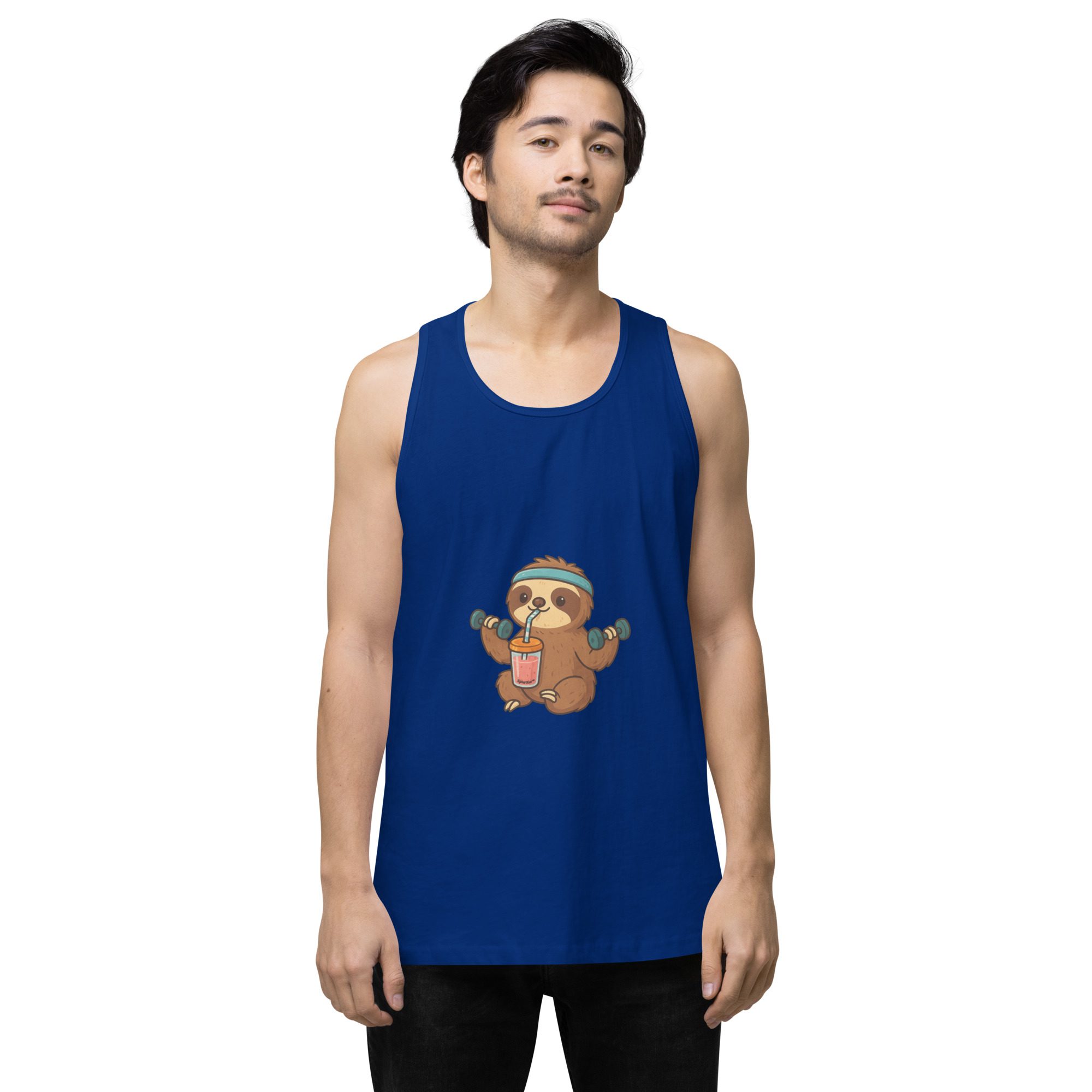 Sloth Mode: Men’s Premium Fitness Tank Top