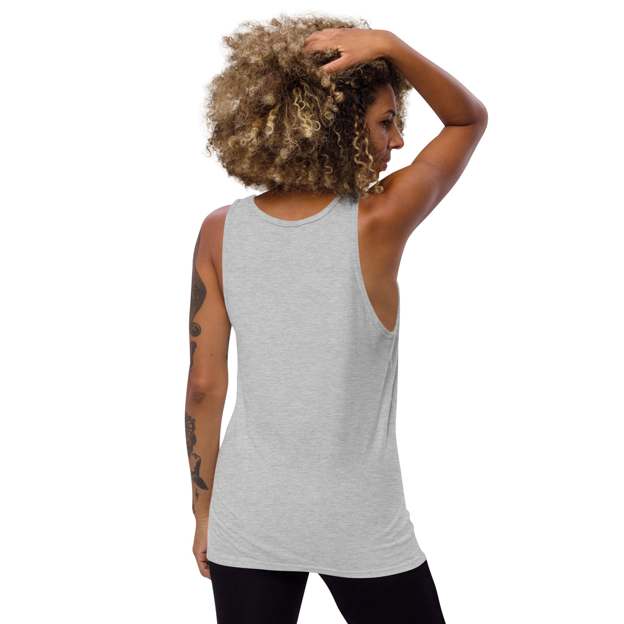 Pride Bolt Unisex Tank Top – Lightning Edition - Image 6