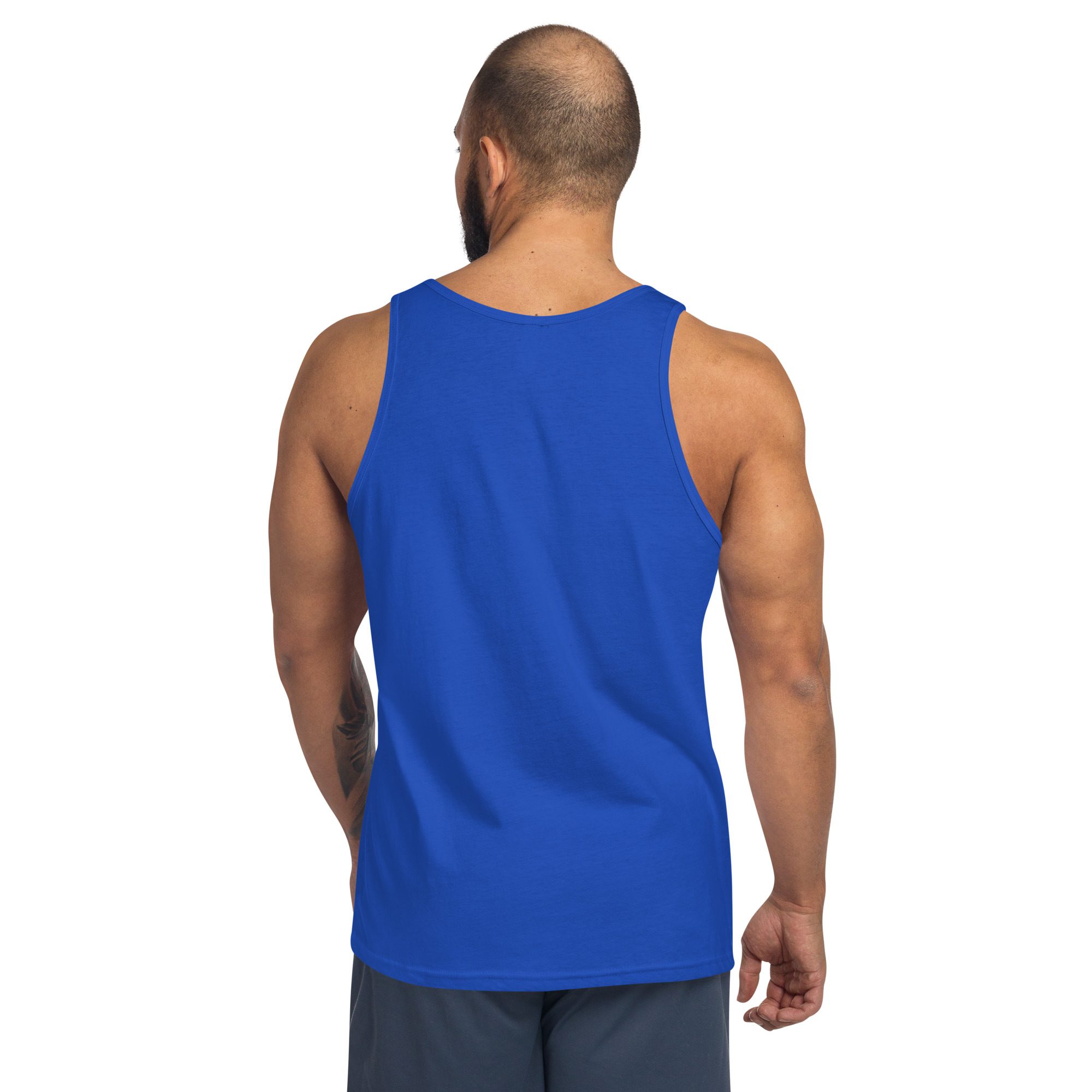 Pride Bolt Unisex Tank Top – Lightning Edition - Image 4