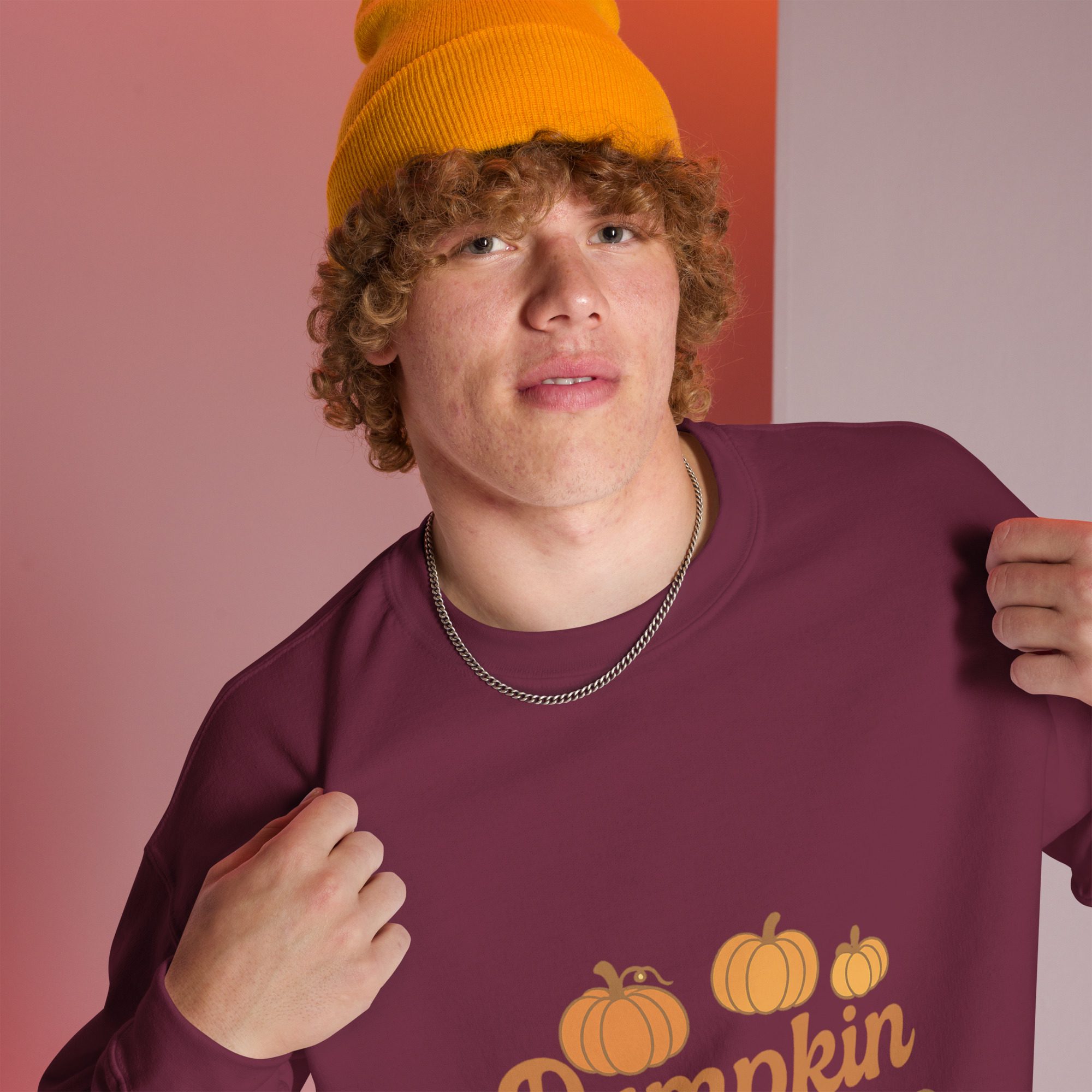 Pumpkin Picking Crew Autumn Unisex Sweatshirt - Image 4