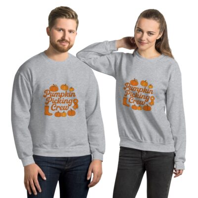 Pumpkin Picking Crew Autumn Unisex Sweatshirt