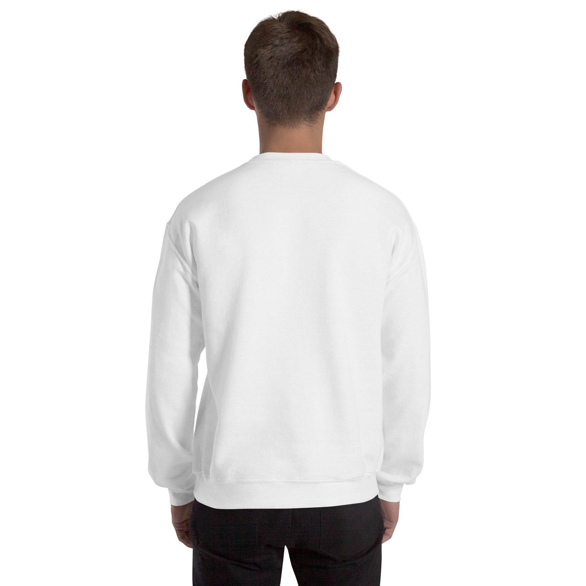 Witchy Cat & Candy Crewneck Unisex Sweatshirt – Halloween Edition - Image 4