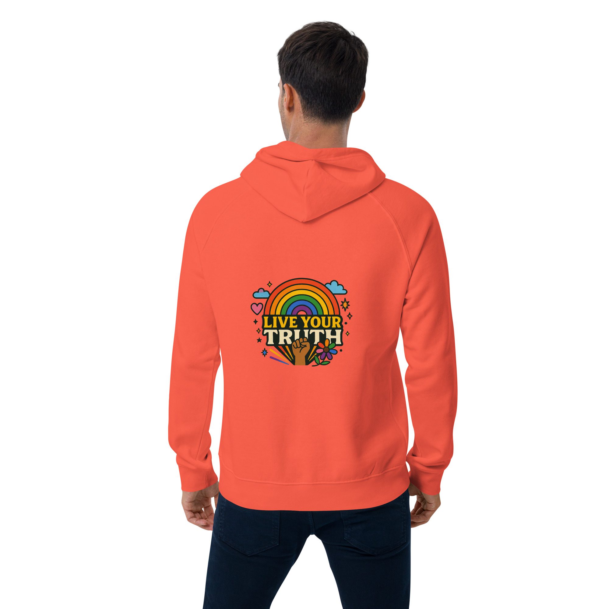 Live Your Truth Pride Unisex Hoodie - Image 7