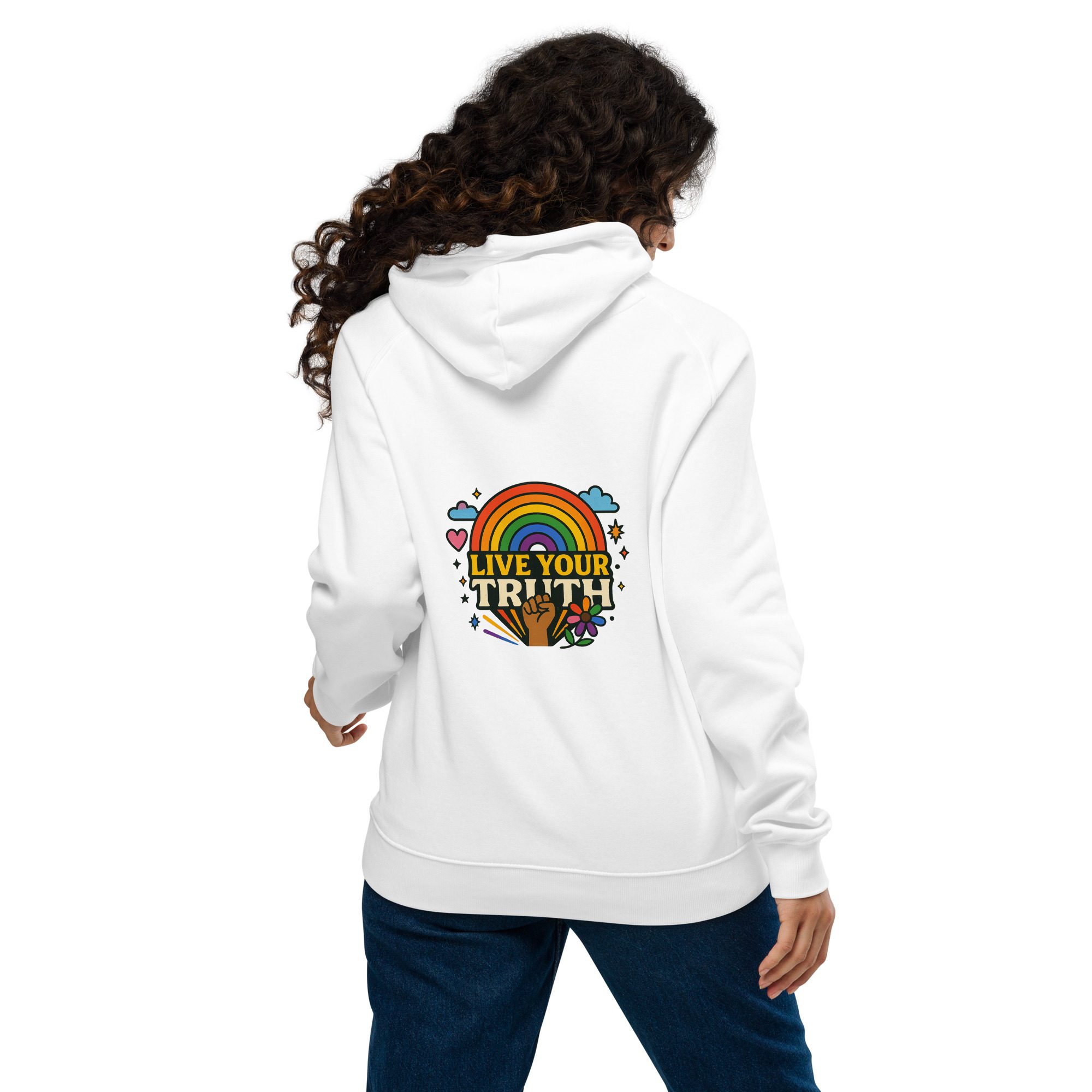 Live Your Truth Pride Unisex Hoodie - Image 8
