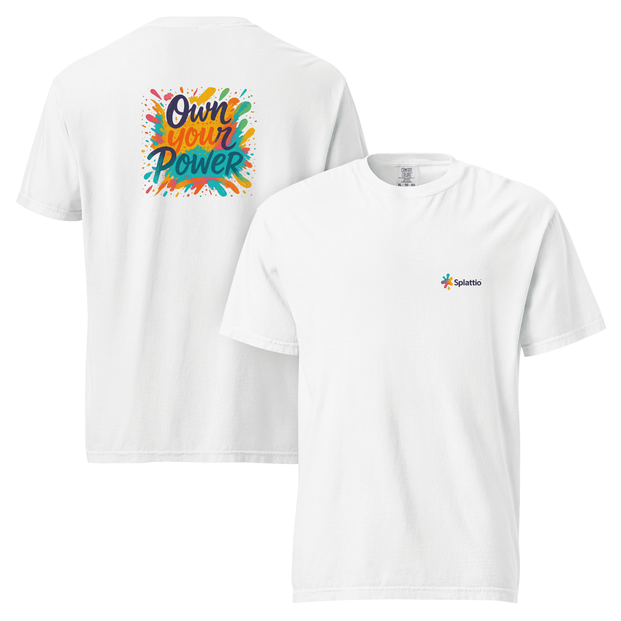 Unisex Garment-Dyed Heavyweight T-Shirt – “Own Your Power”