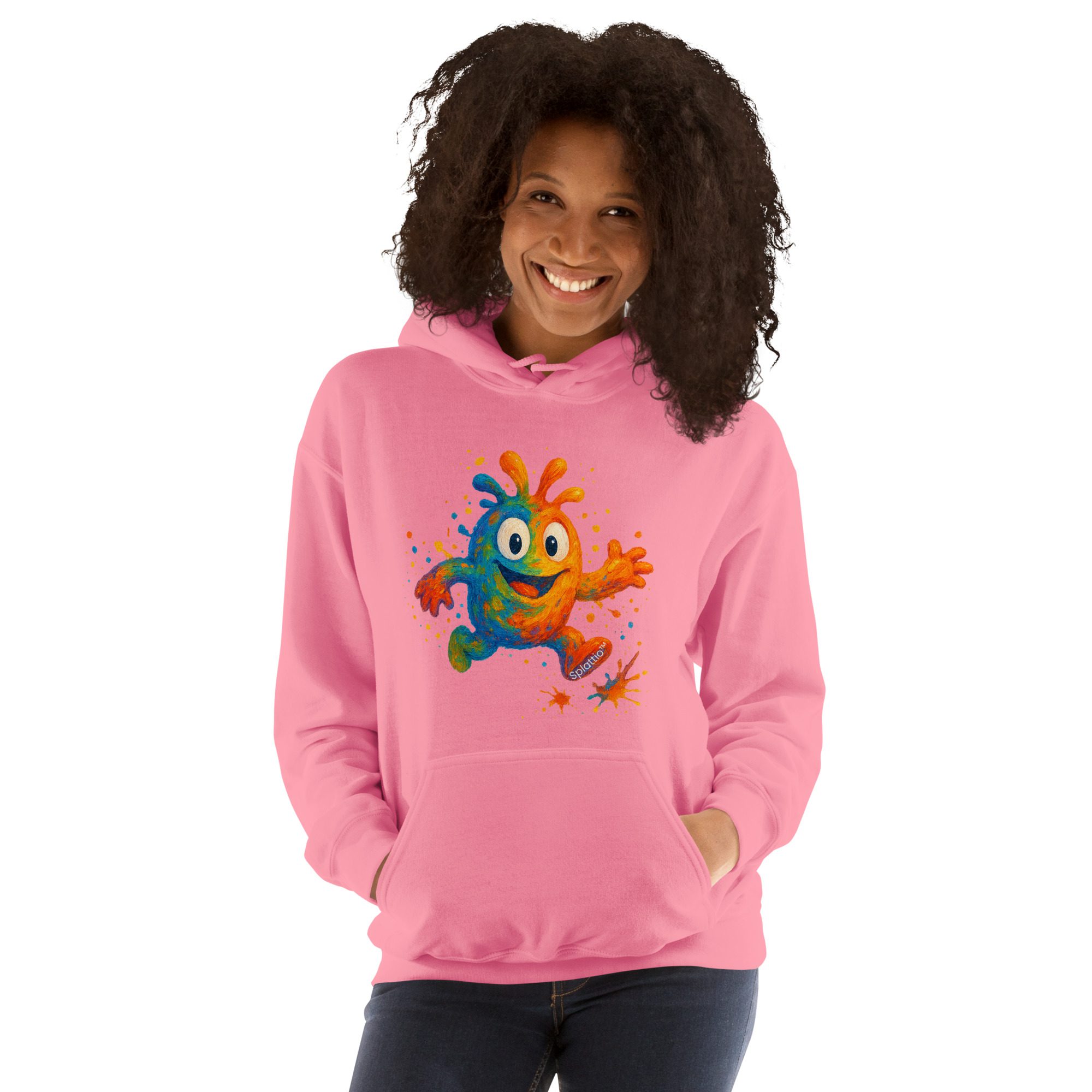 Splatty Splash – Unisex Hoodie - Image 2