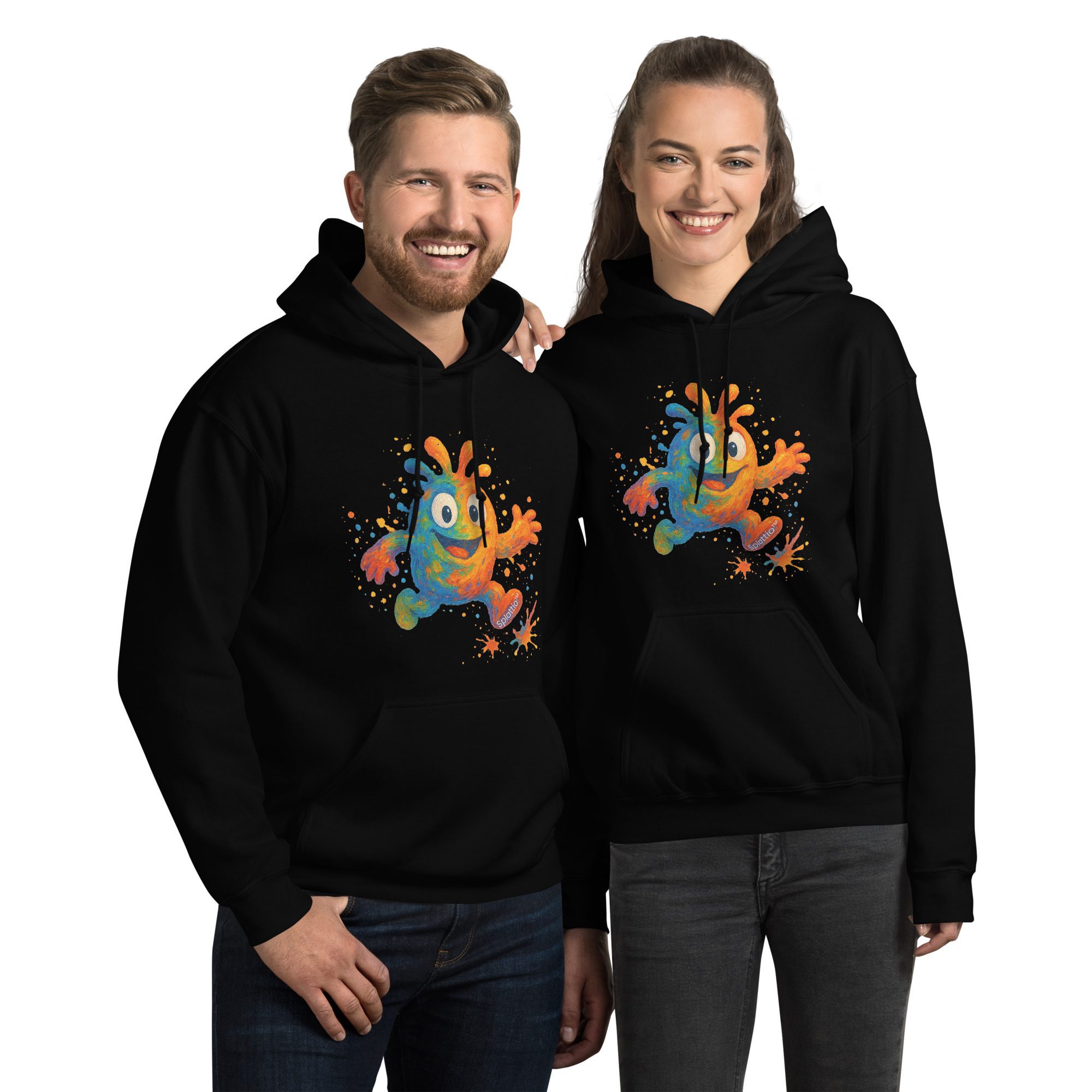 Splatty Splash – Unisex Hoodie - Image 13