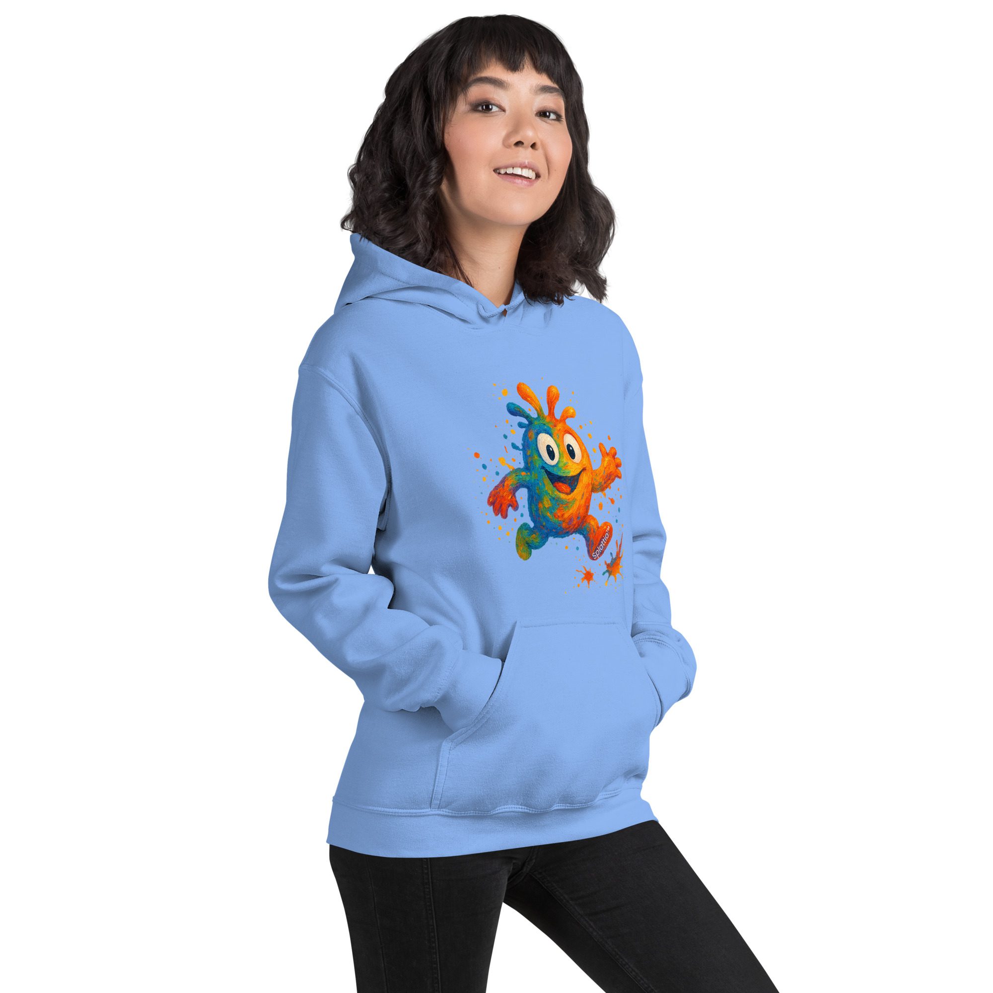 Splatty Splash – Unisex Hoodie - Image 3