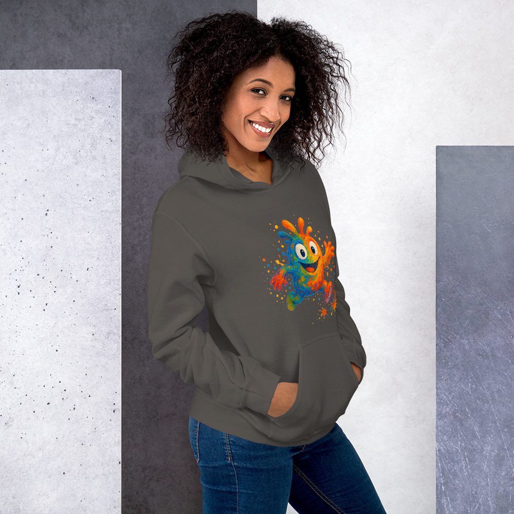 Splatty Splash – Unisex Hoodie - Image 9