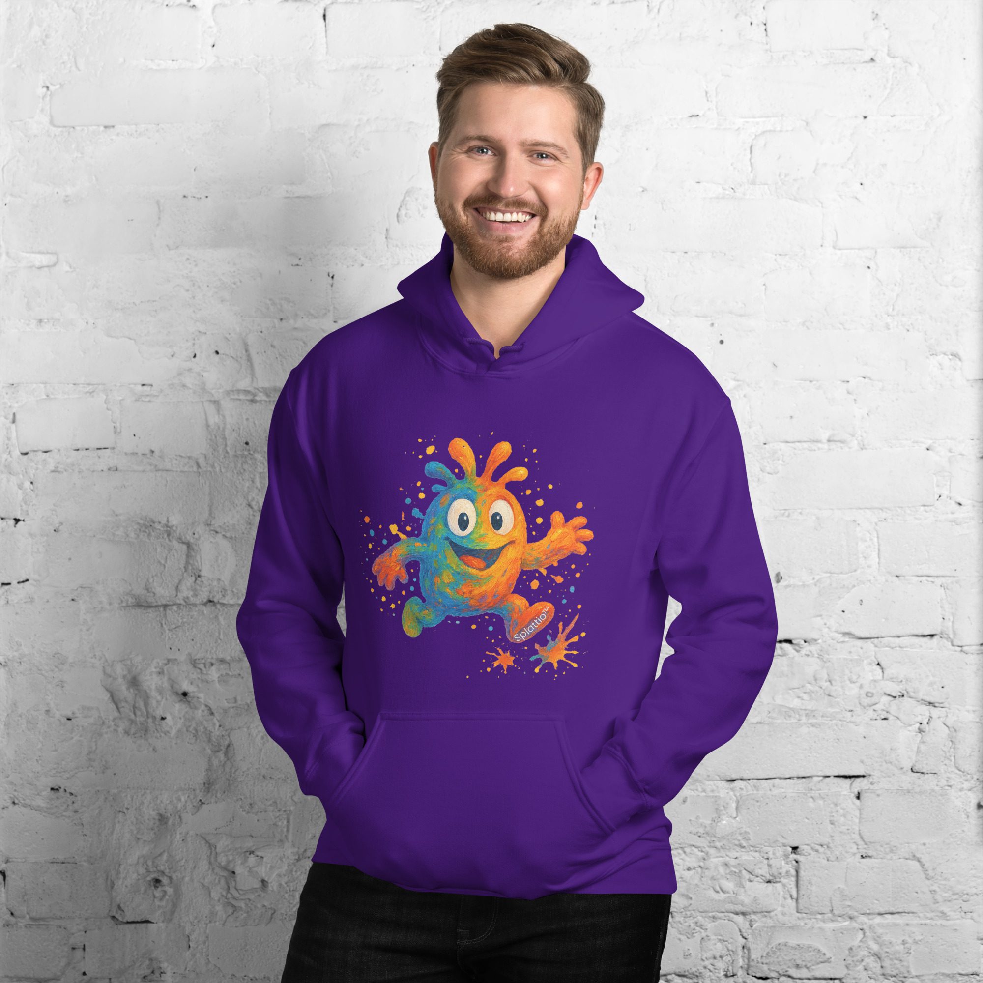 Splatty Splash – Unisex Hoodie - Image 14