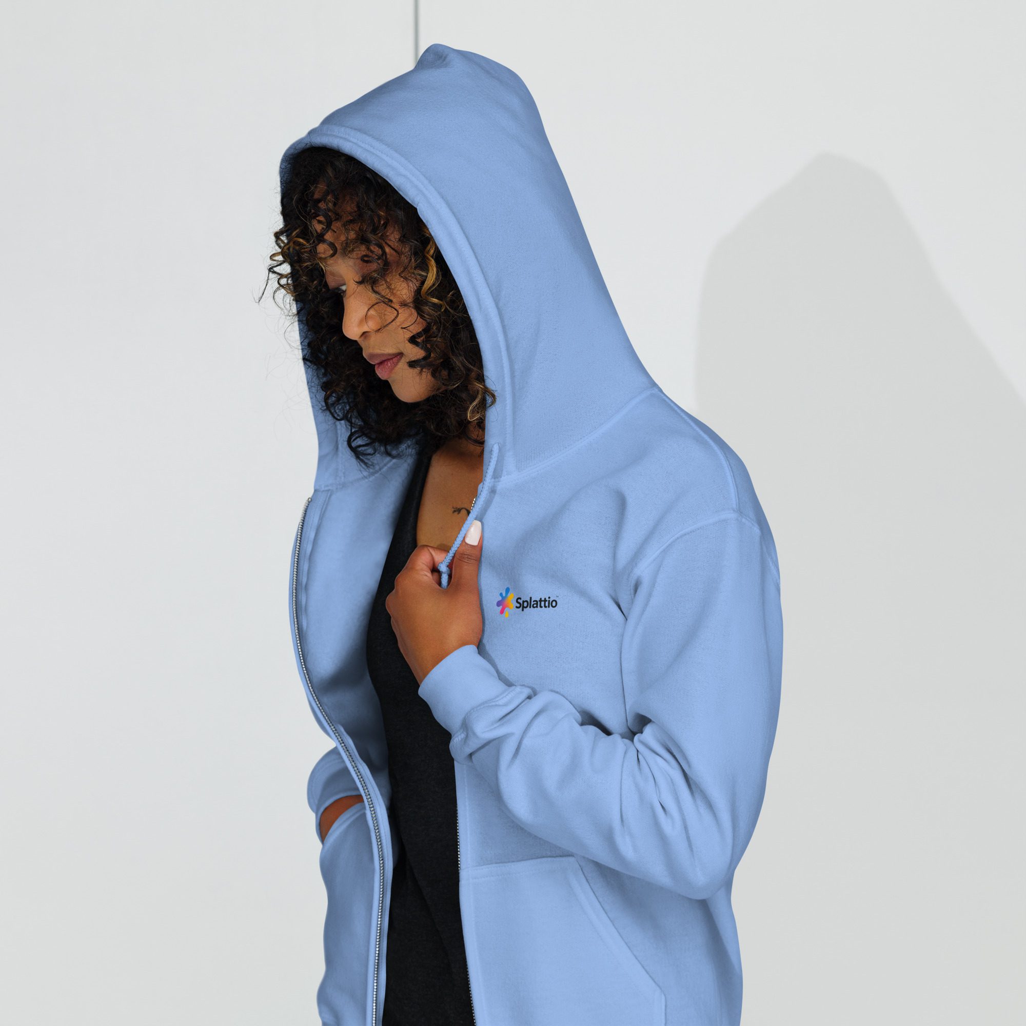 Currently Unsupervised Raccoon - unisex zip hoodie - Image 4